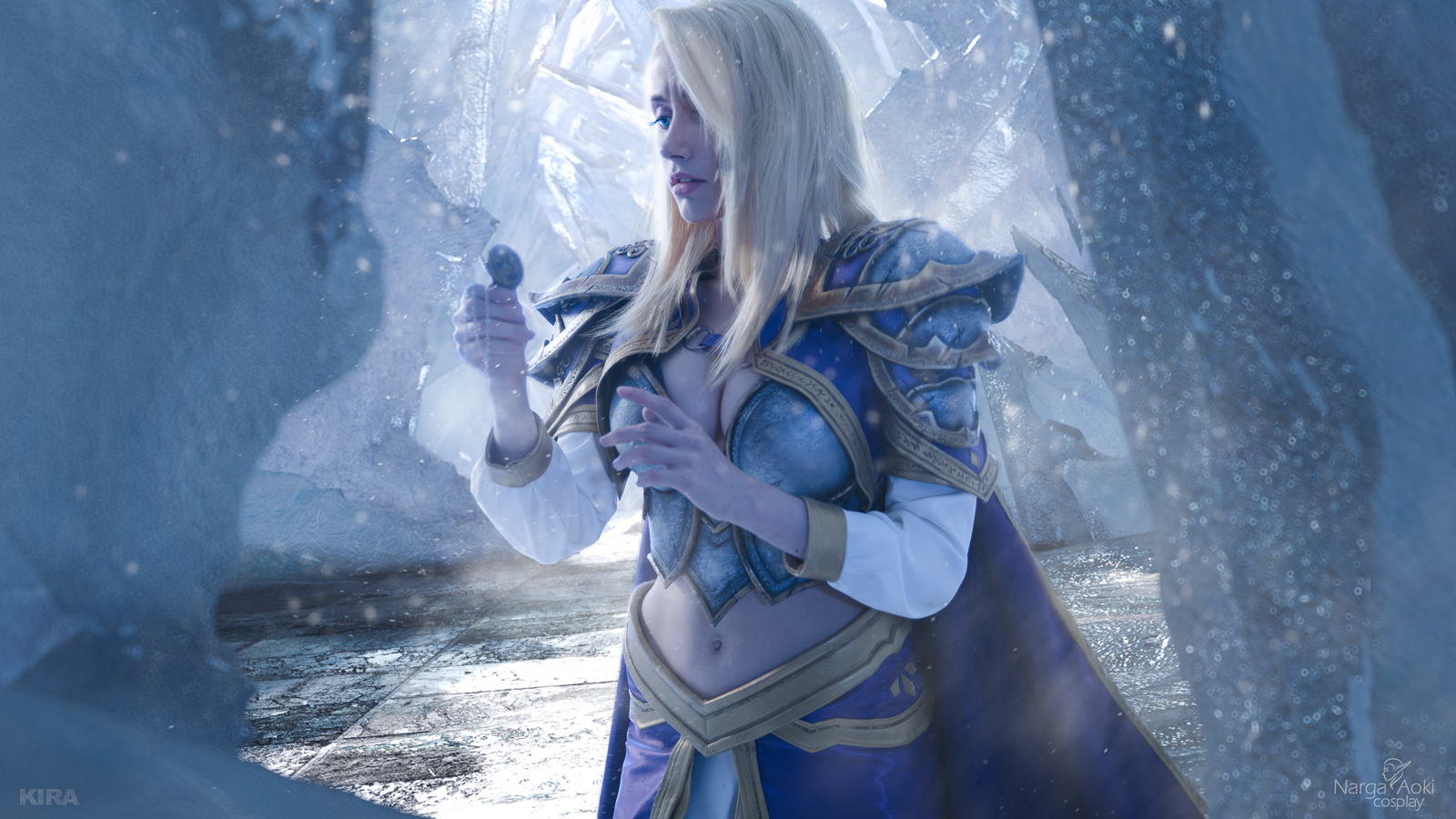 Narga Lifestream Women Cosplay Warcraft World Of Warcraft Jaina Proudmoore Blonde Long Hair Straight 1600x900