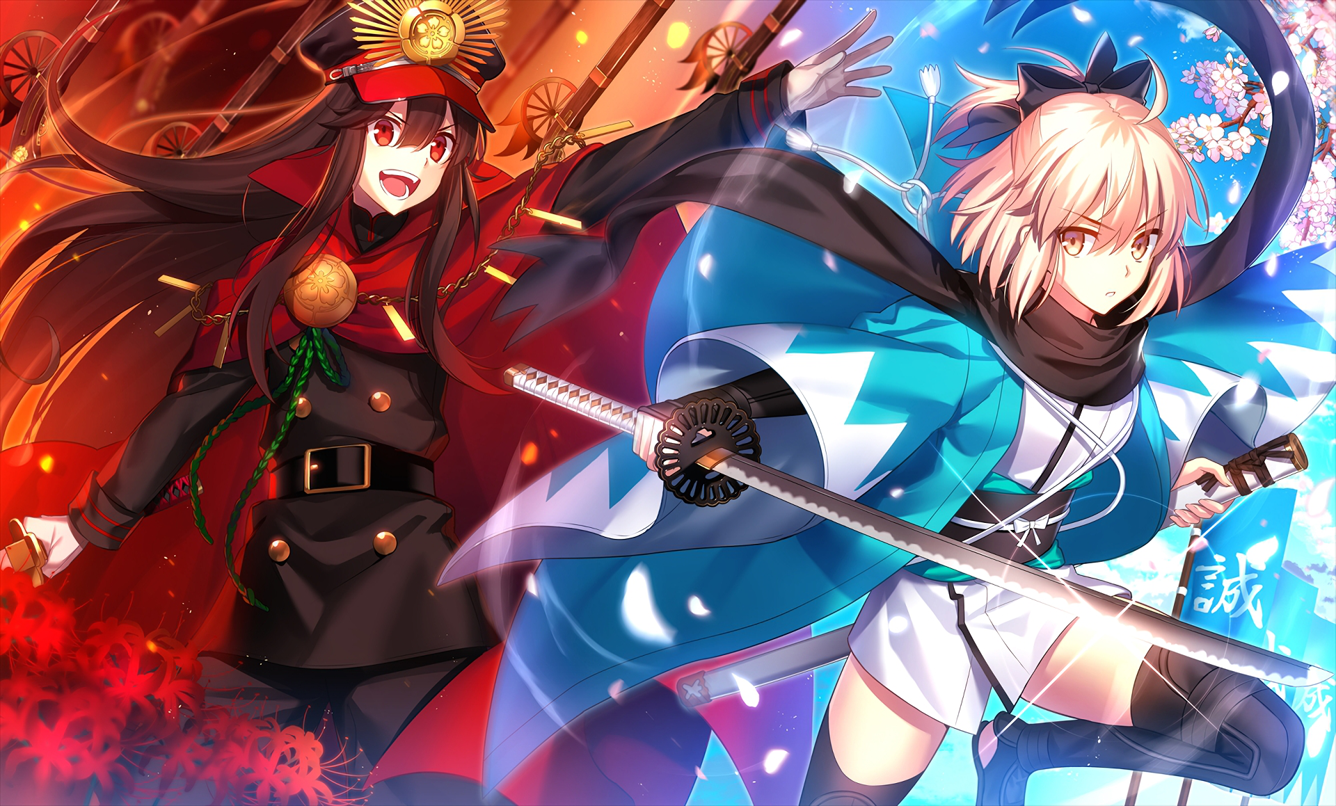 Nobunaga Oda Saber Fate Series Sakura Saber 1920x1159