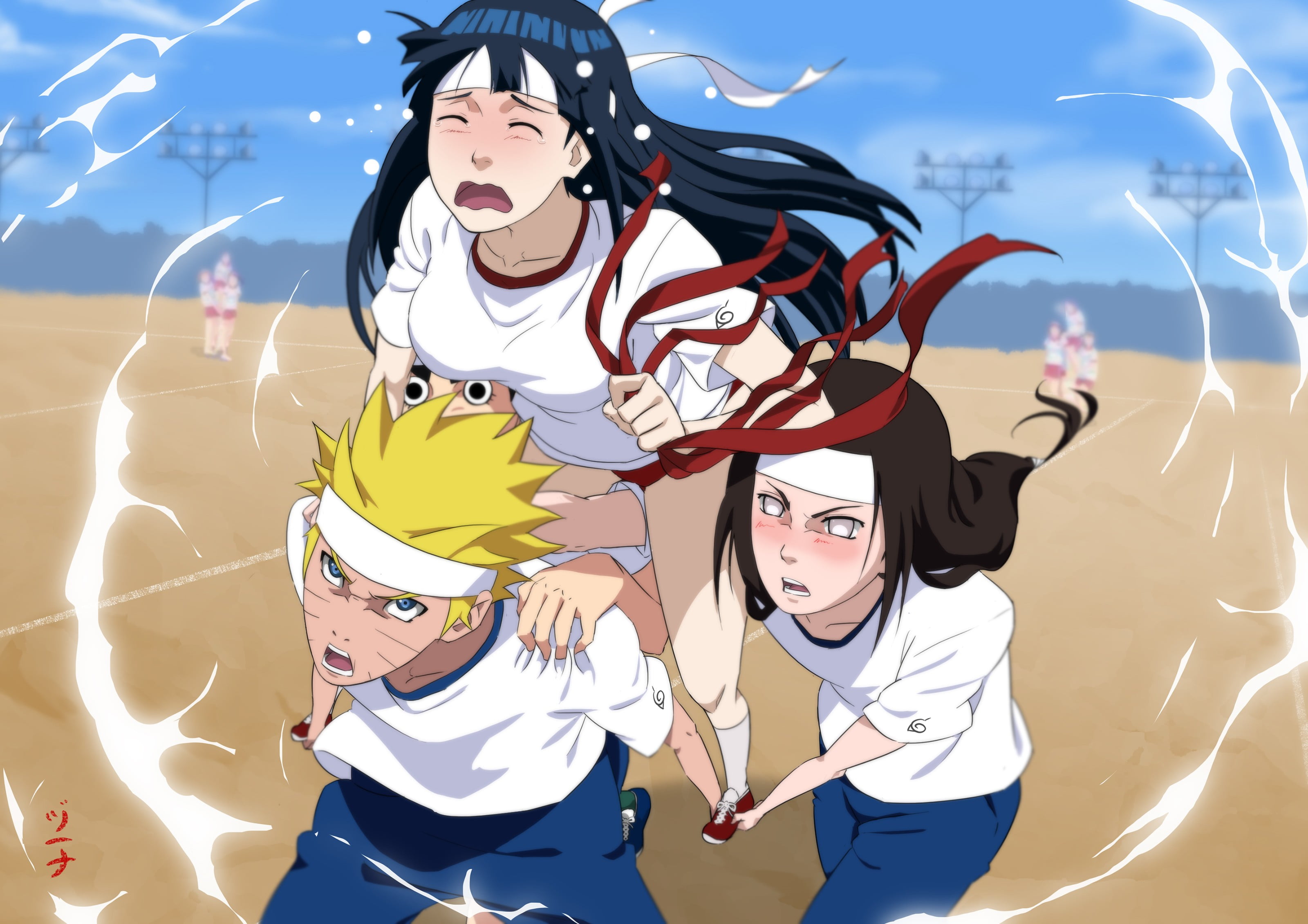 Anime Hinata Hy Ga Naruto Naruto Uzumaki Neji Hy Ga 3200x2260