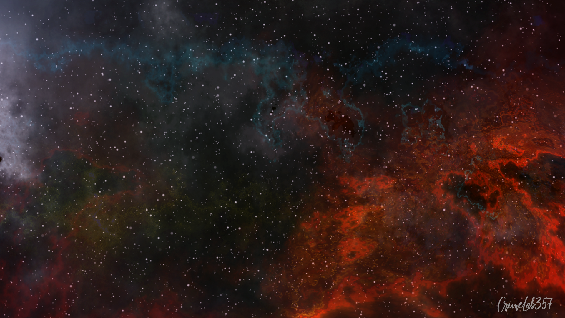 Fantasy Art Digital Art Deep Space Galaxy Nebula Crimelab357 Liam Ragnathsingh 1920x1080
