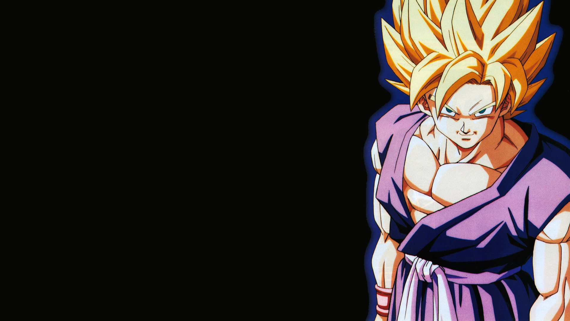 Dragon Ball Dragon Ball GT Son Goku Super Saiyan Artwork Simple Background  Wallpaper - Resolution:1920x1080 - ID:1197312 