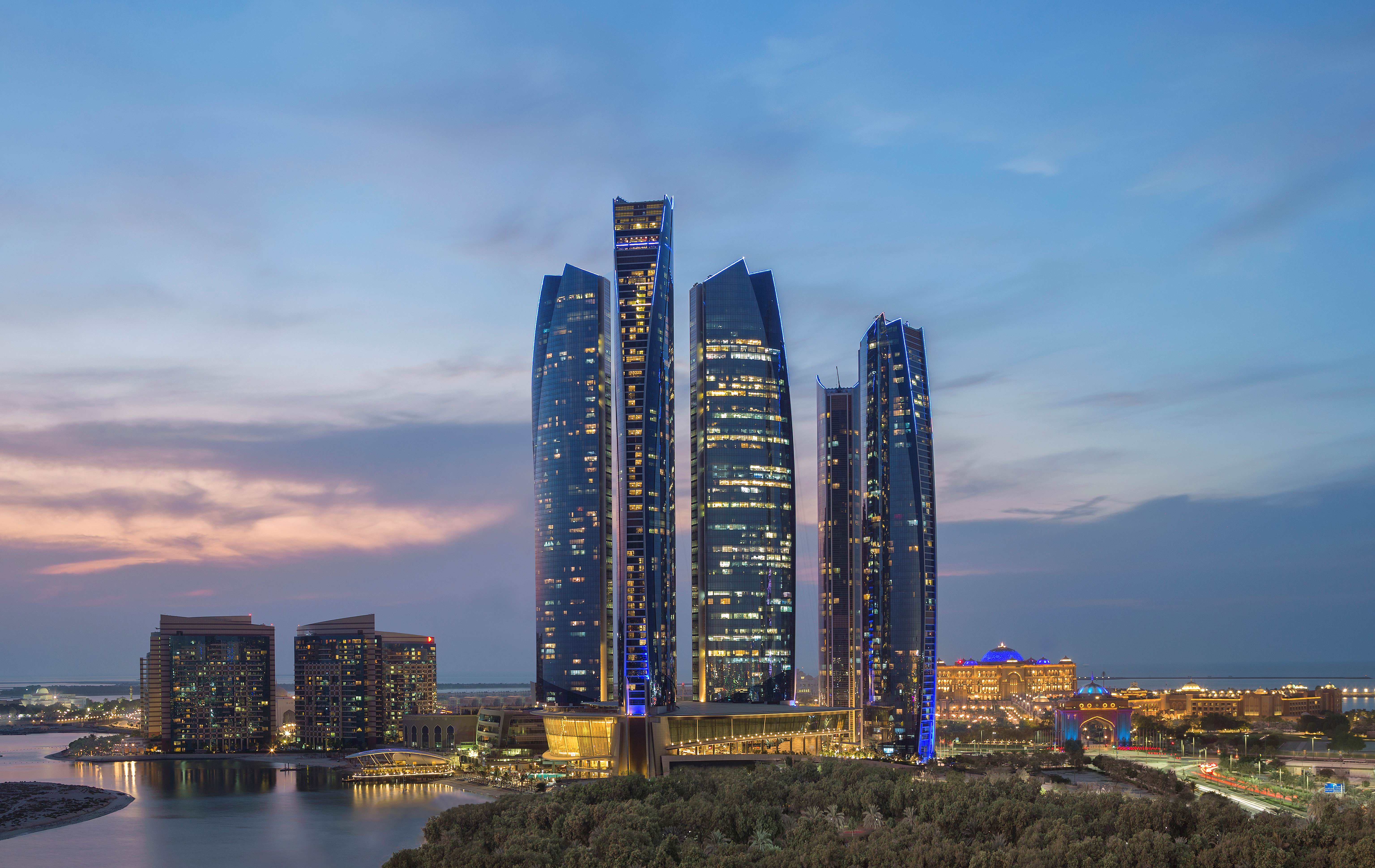 Abu Dhabi Building Etihad Towers United Arab Emirates 6144x3880