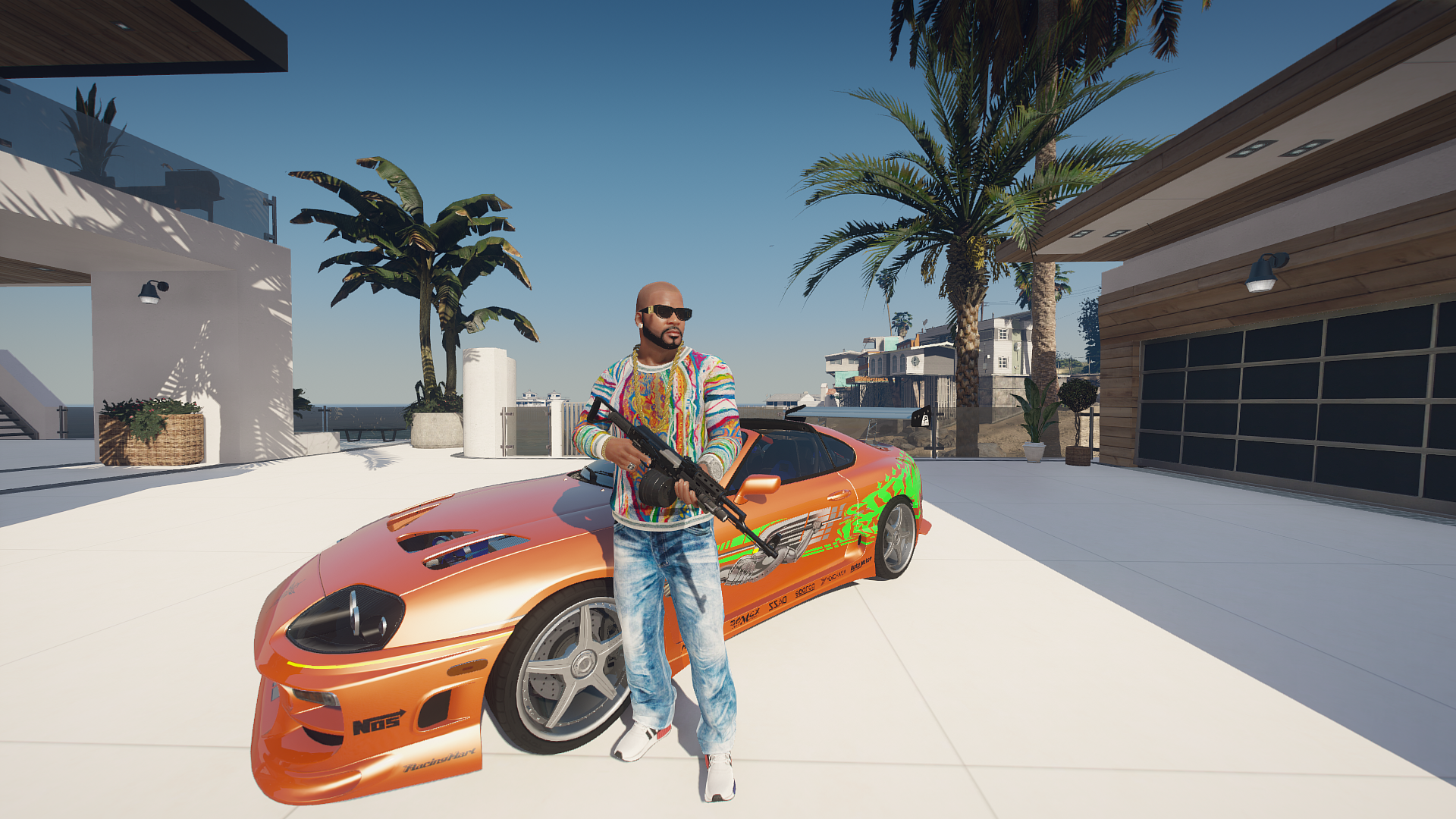 Toyota Paul Walker Grand Theft Auto V Grand Theft Auto Gucci PC Gaming Adidas Sunny Guns And Men New 1920x1080