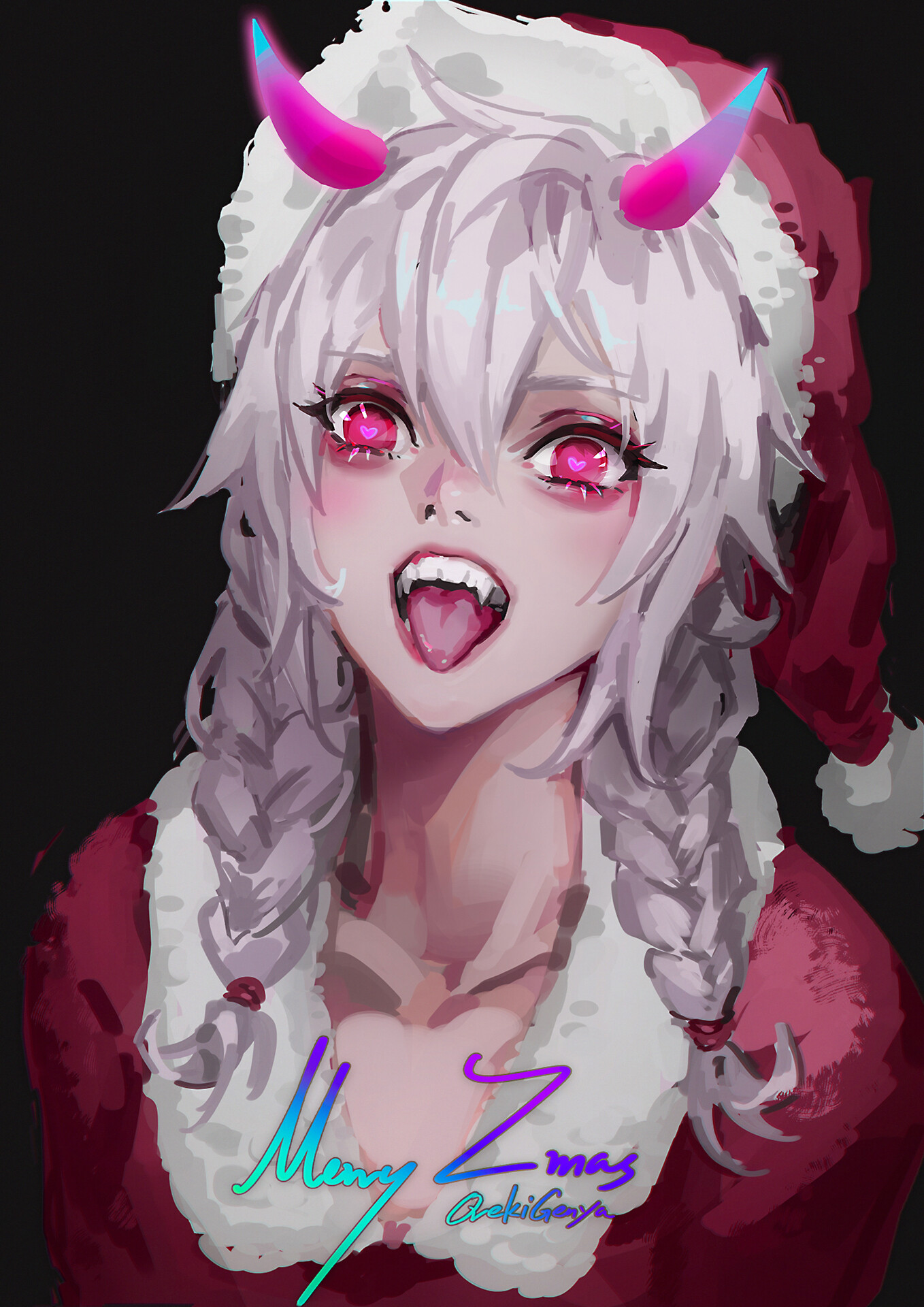 Wallpaper  AI generated women antlers face drawing black background  red eyes glasses tail looking at viewer horns anime girls 4050x2160   HeroineGirls2020  2185833  HD Wallpapers  WallHere