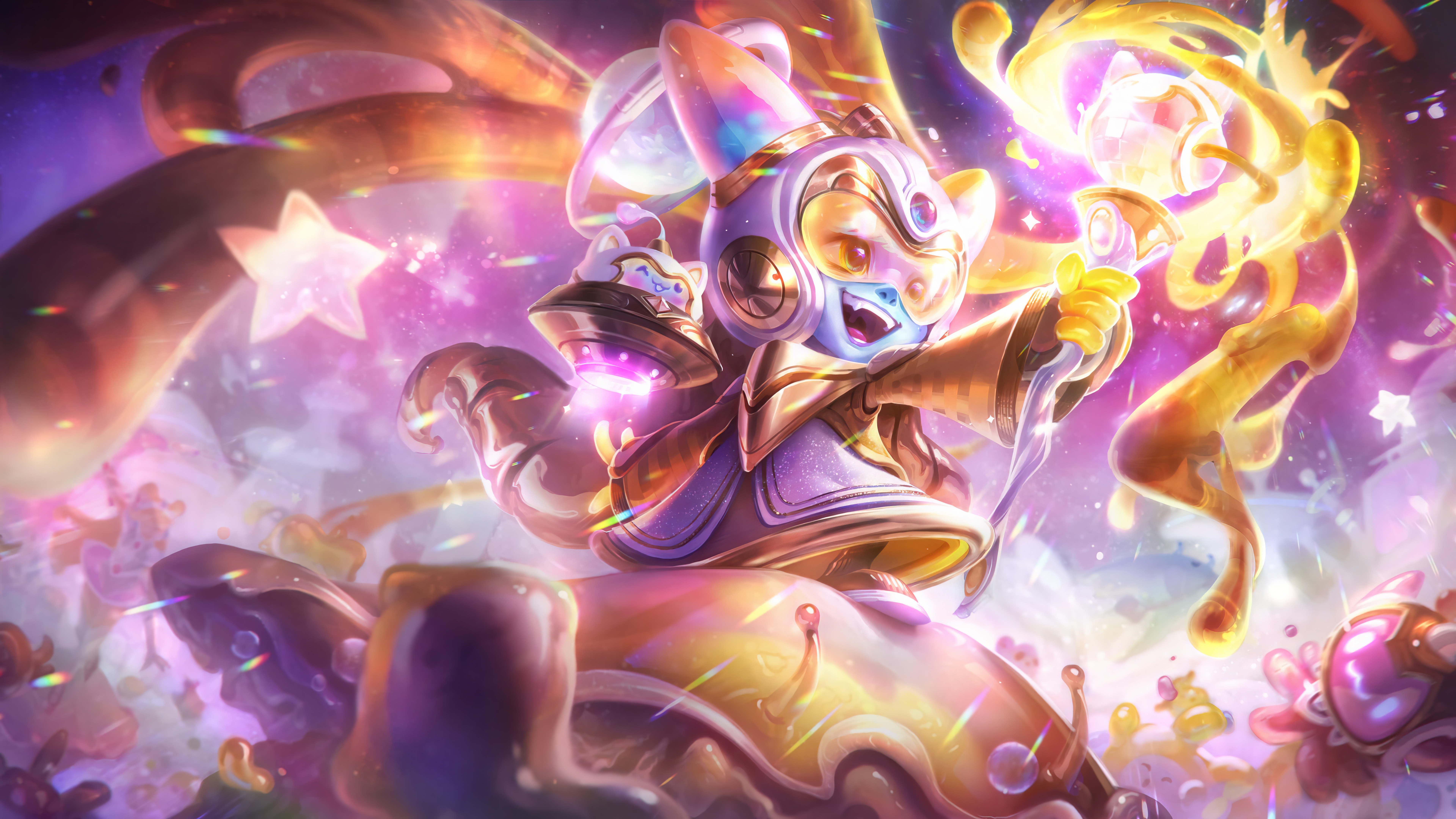 Space Groove Sup Support League Of Legends 4K Yordle League Of
