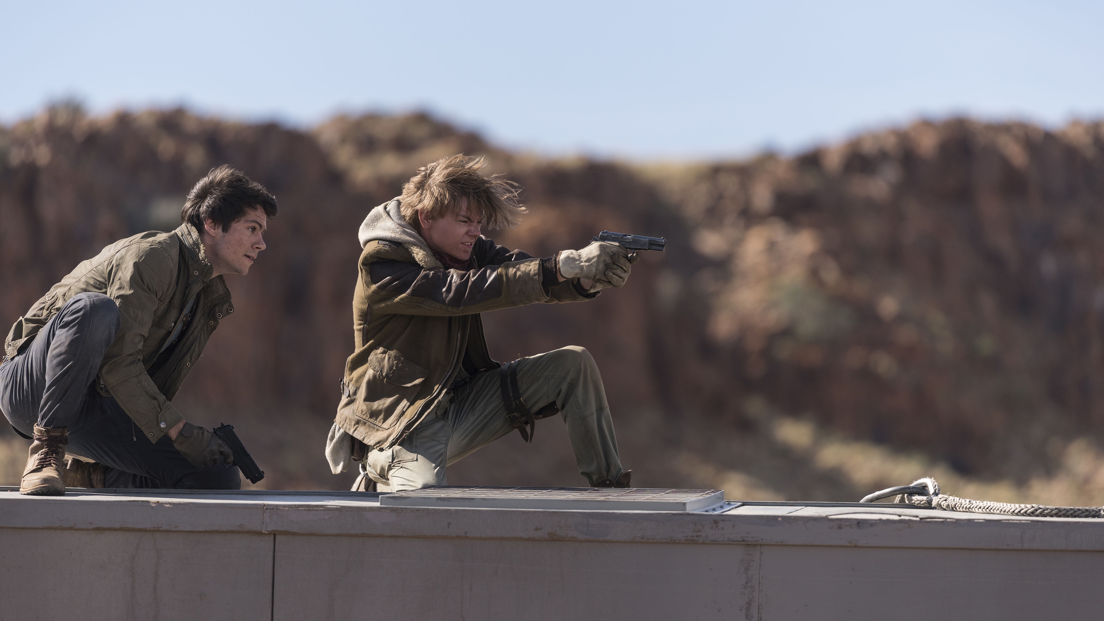 Dylan O 039 Brien Maze Runner The Death Cure Thomas Brodie Sangster 3840x2160