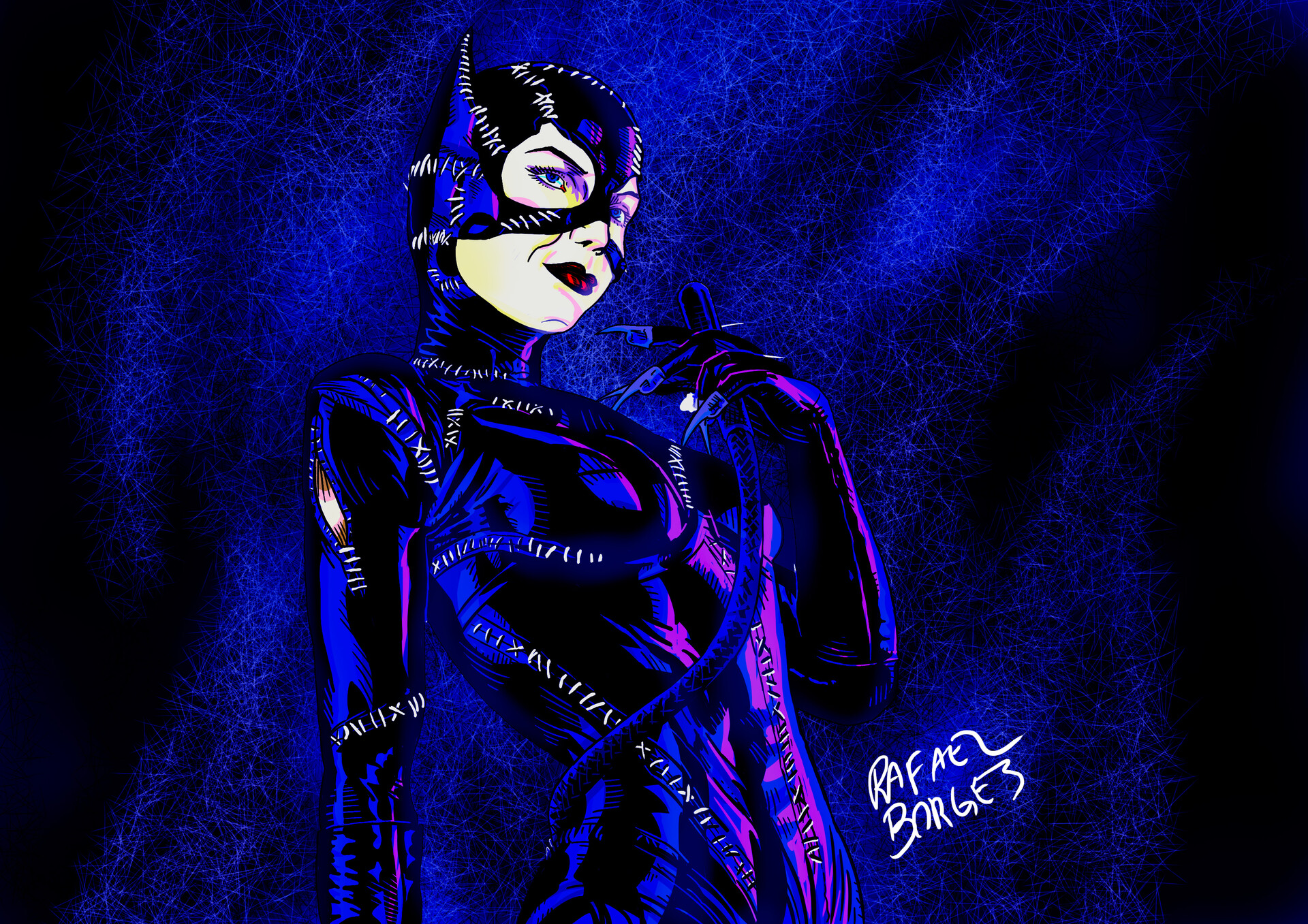 Artwork Women Catwoman 1920x1357