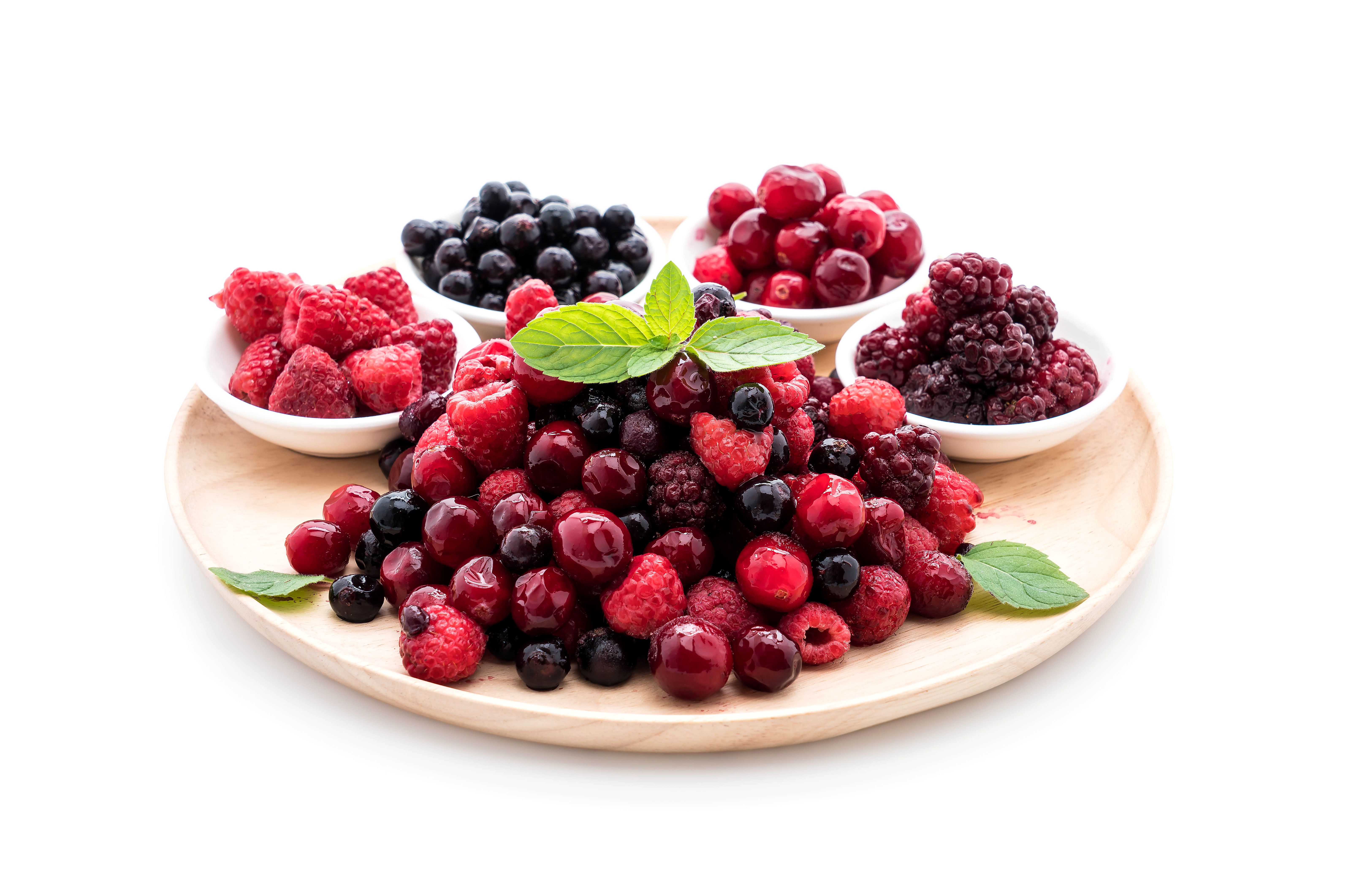 Berry Blackberry Blueberry Cherry Fruit Raspberry Still Life 6400x4245