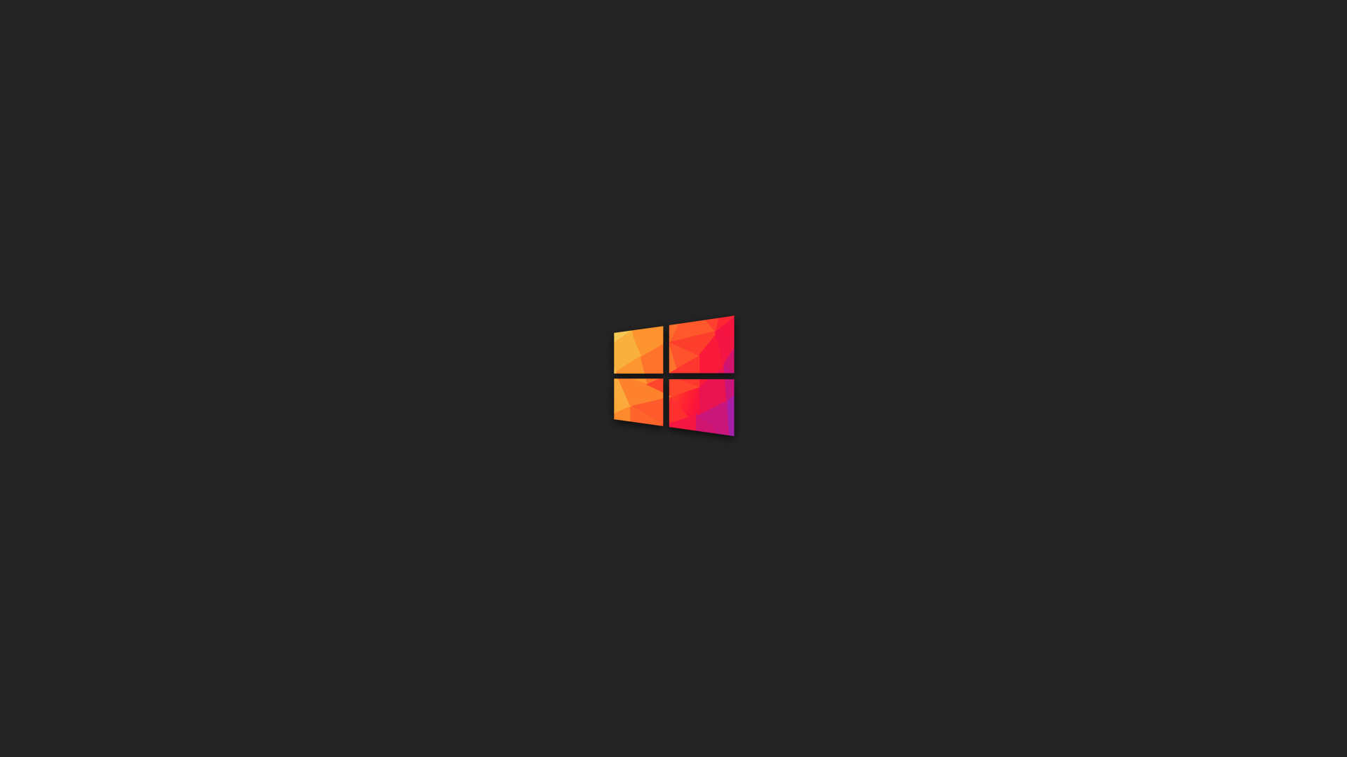 Windows 10 Polygon Art Colorful 1920x1080