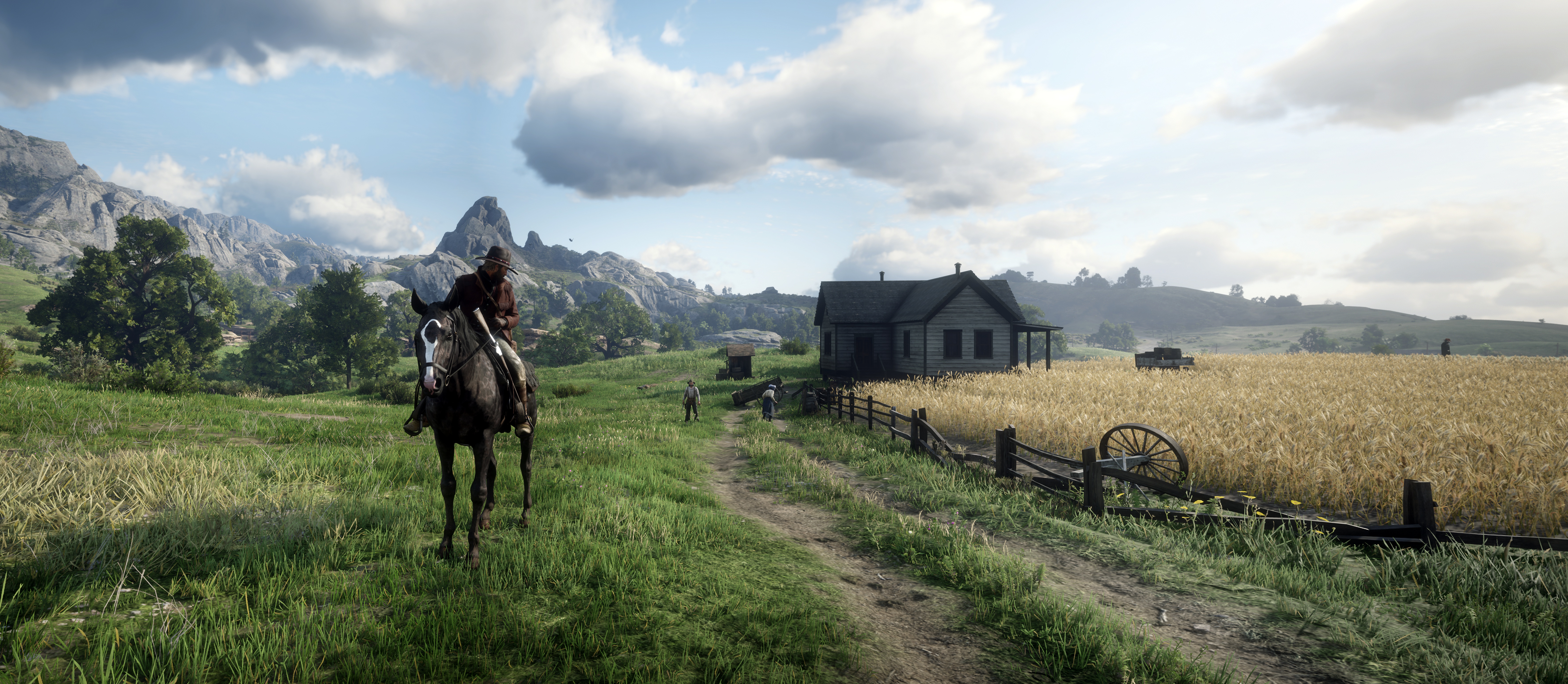 Video Game Red Dead Redemption 2 7079x3088