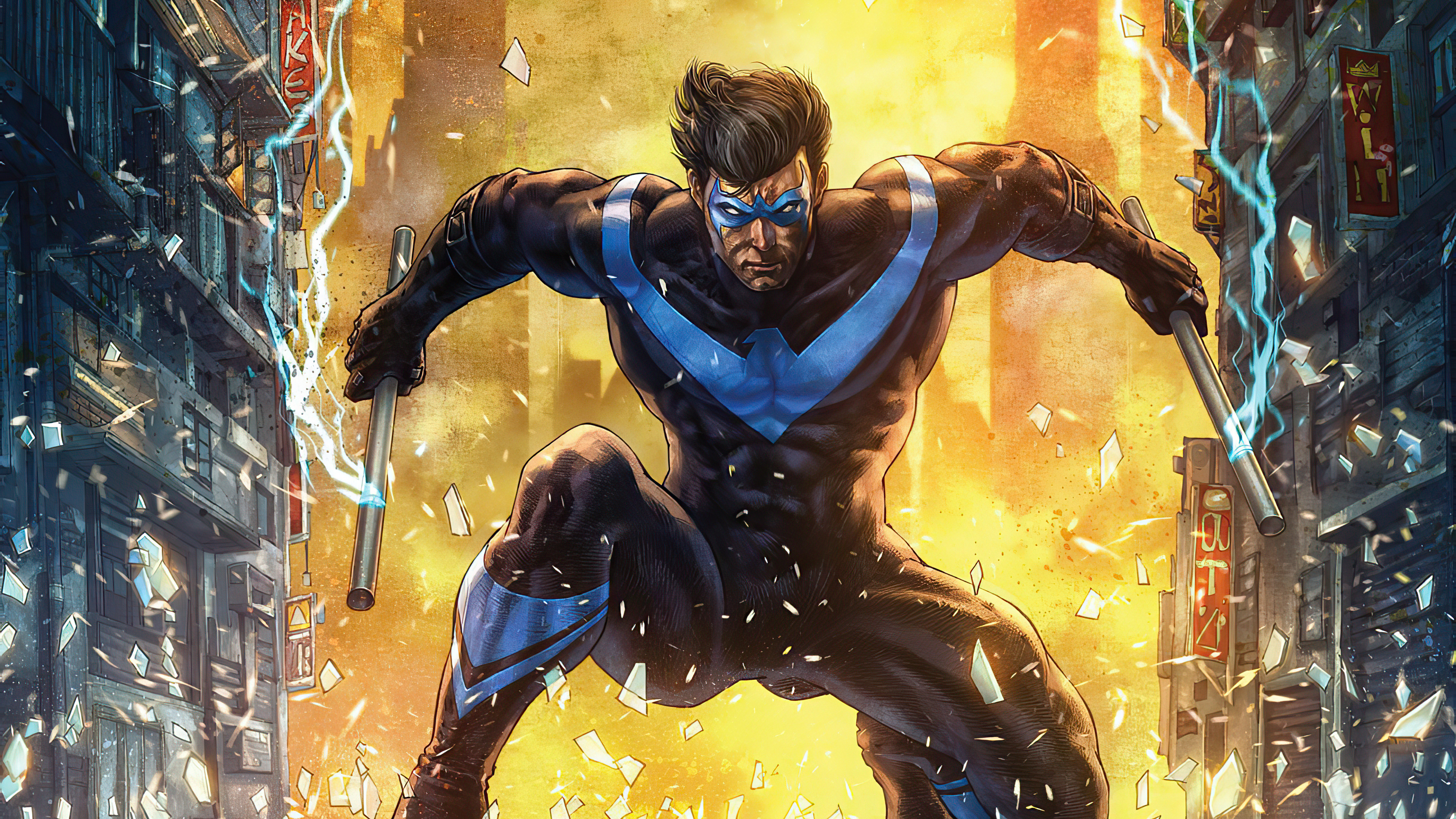 Dc Comics Dick Grayson Nightwing 3840x2160