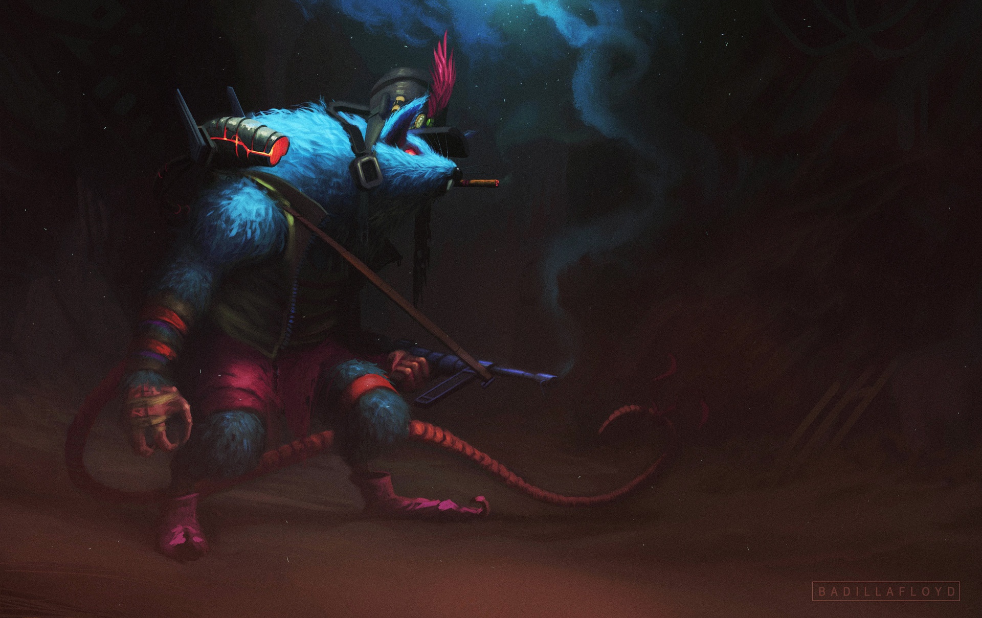 Creature Rat Warrior Weapon 1920x1209