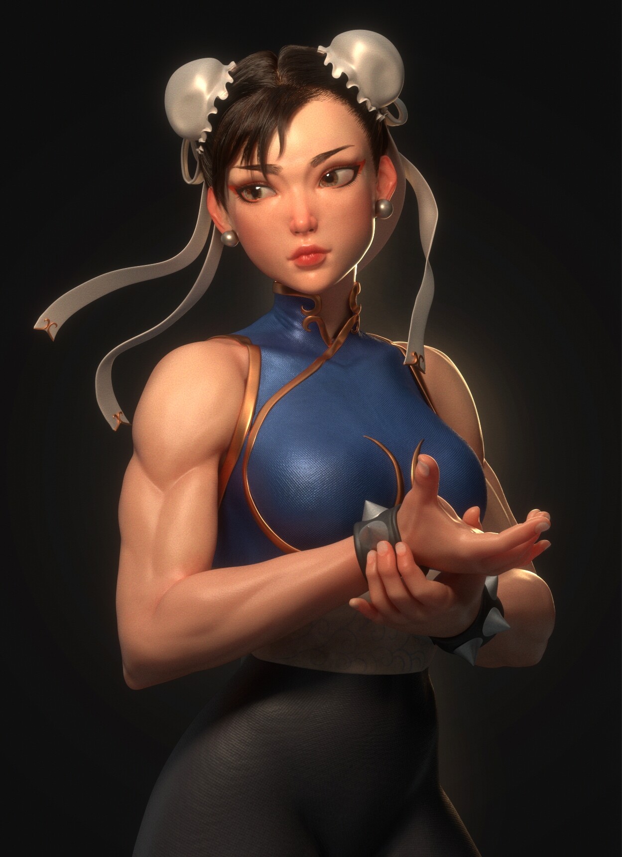 Chun Li Video Games Women Video Game Art Video Game Girls Standing Video Game Warriors Street Fighte 1249x1720