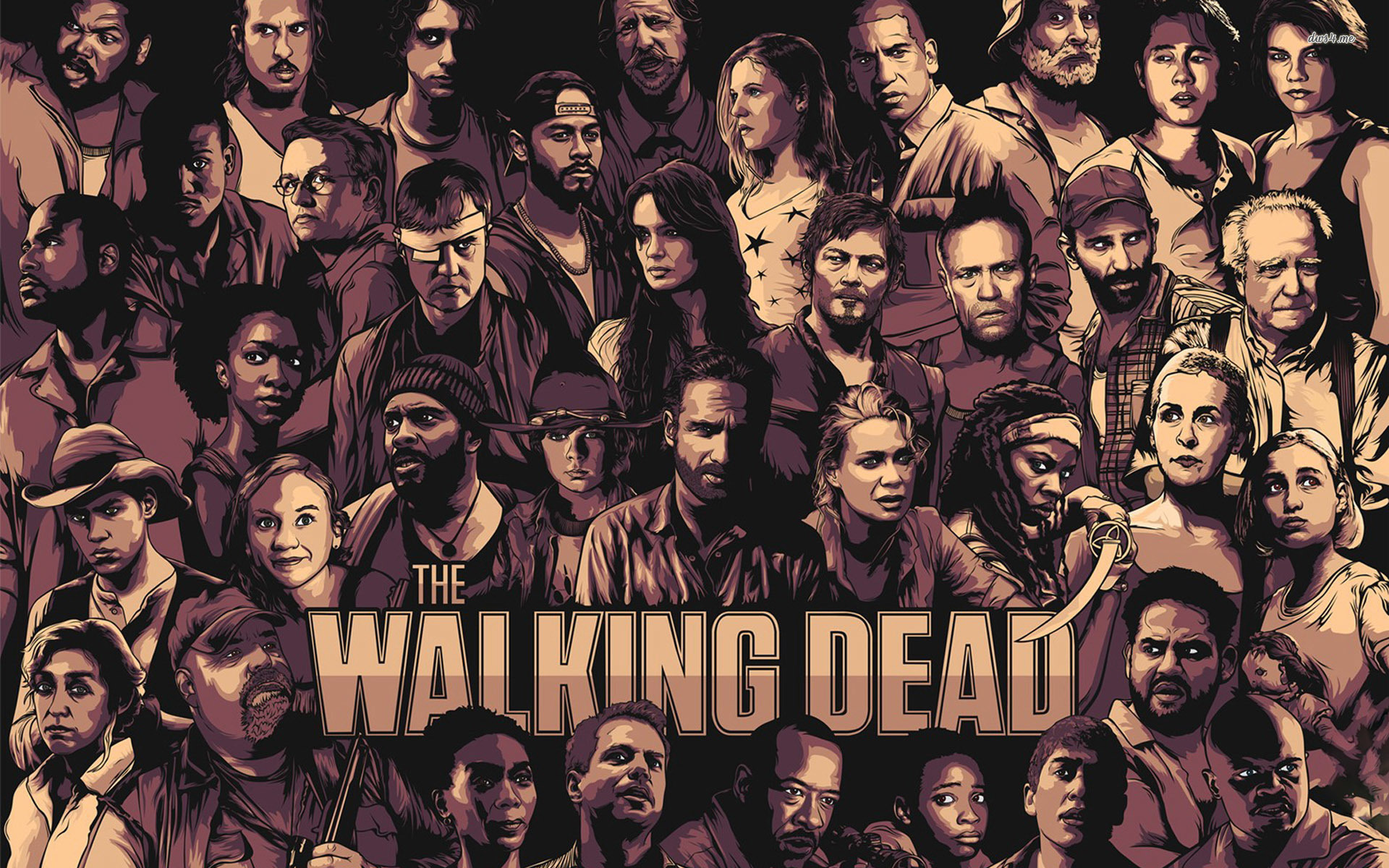 The Walking Dead Rick Grimes Negan 1920x1200
