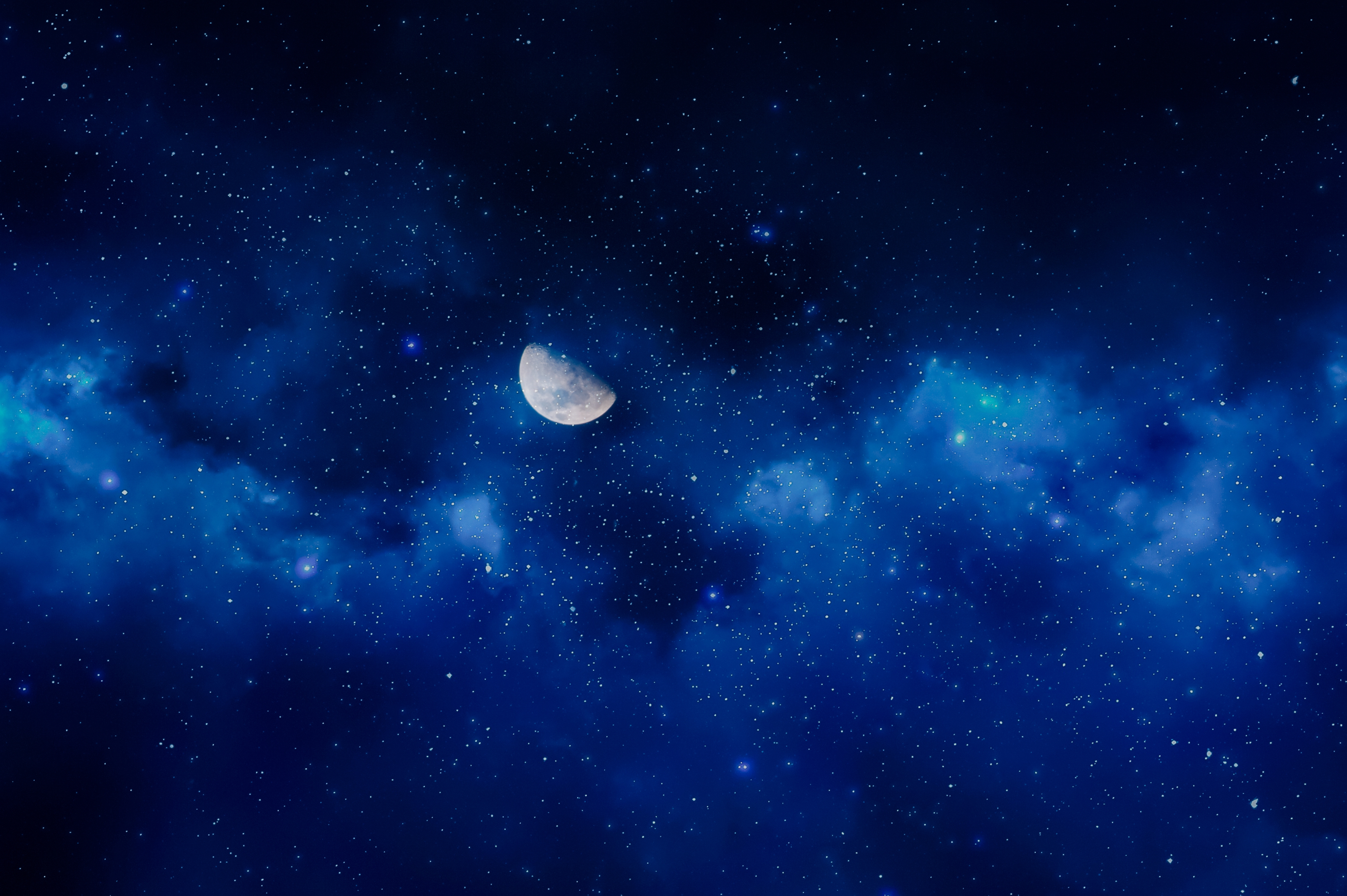 Blue Moon Nebula Space 4256x2832