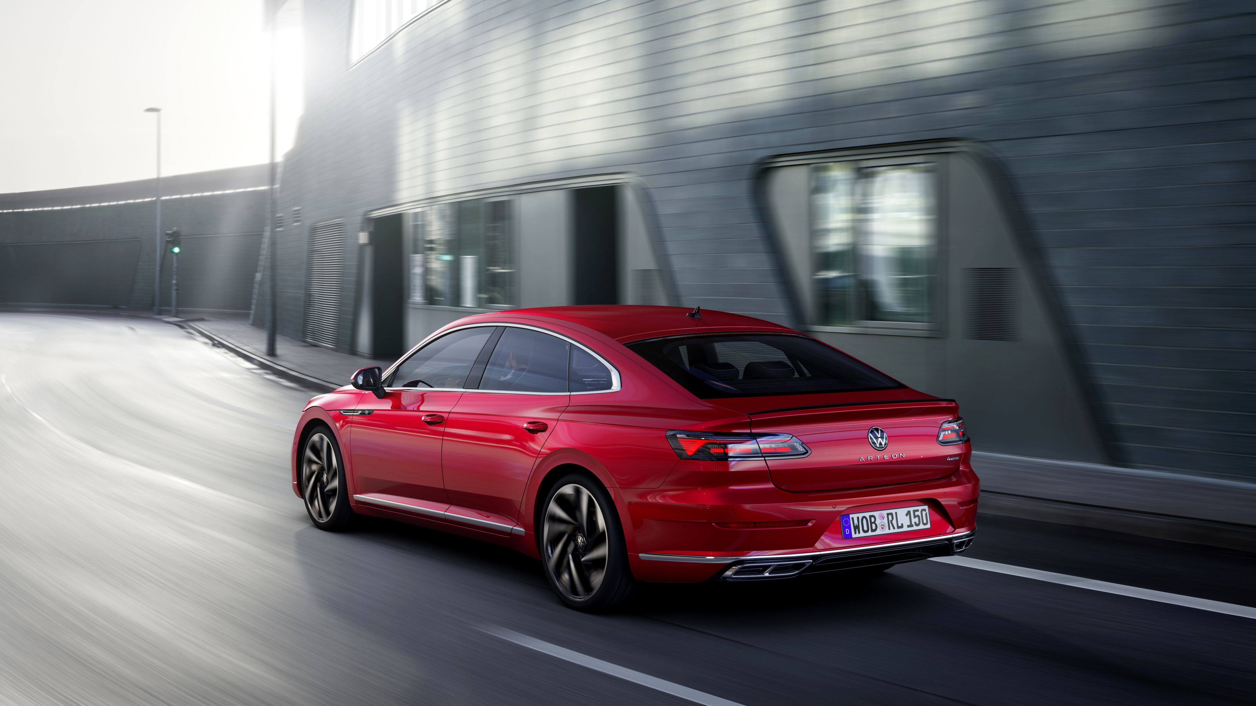 Car Luxury Car Red Car Volkswagen Volkswagen Arteon Volkswagen Arteon R Line 4096x2304