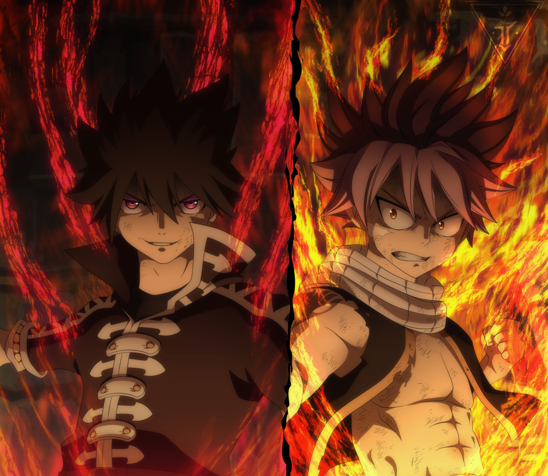 Natsu Dragneel Zeref Dragneel 1920x1668