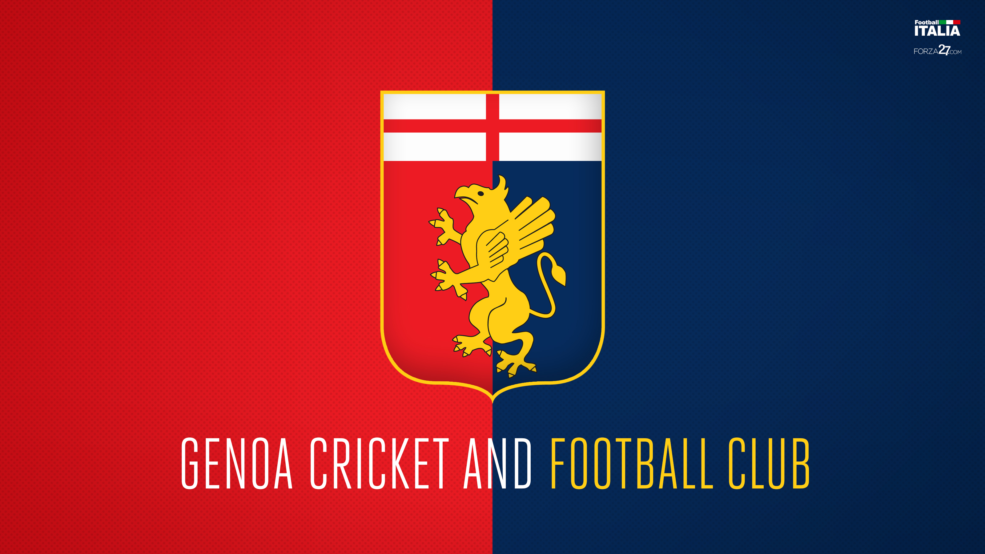 Emblem Genoa C F C Logo Soccer 3200x1800
