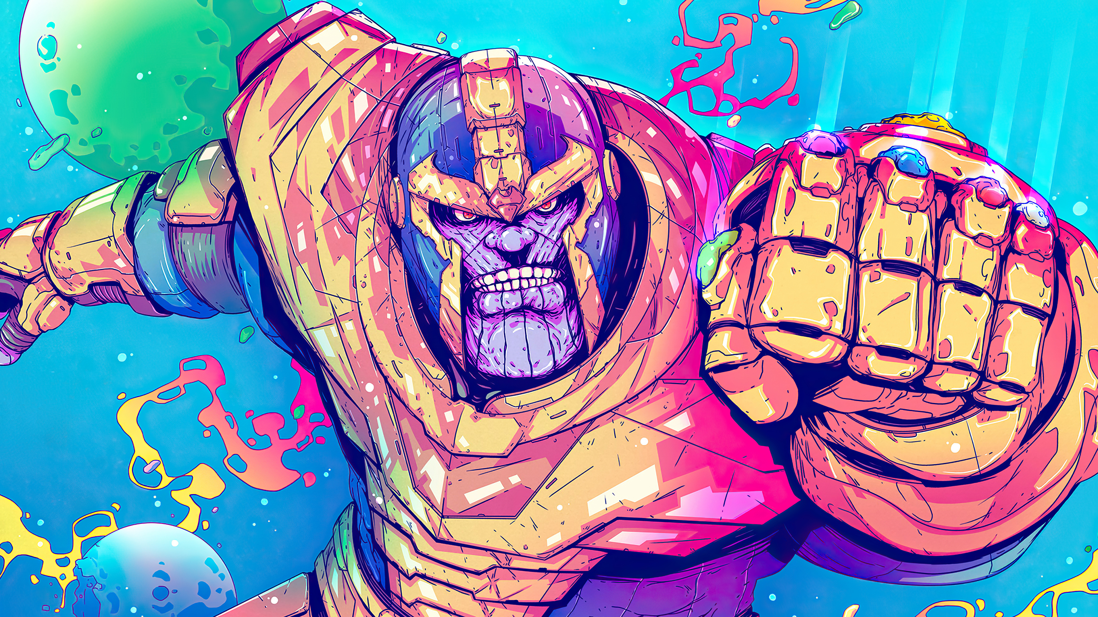 Marvel Comics Thanos 3490x1963