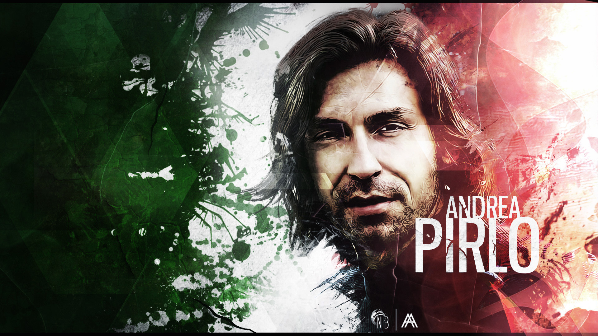 Andrea Pirlo Italian Soccer 1920x1080