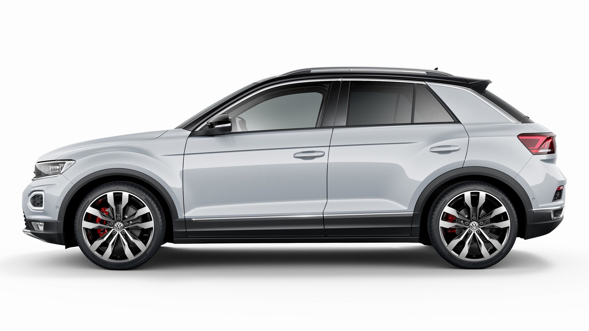 Car Suv Silver Car Volkswagen T Roc 1920x1080