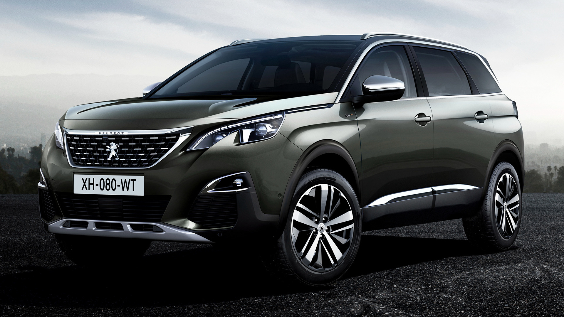 Car Crossover Car Mid Size Car Peugeot 5008 Gt Suv 1920x1080