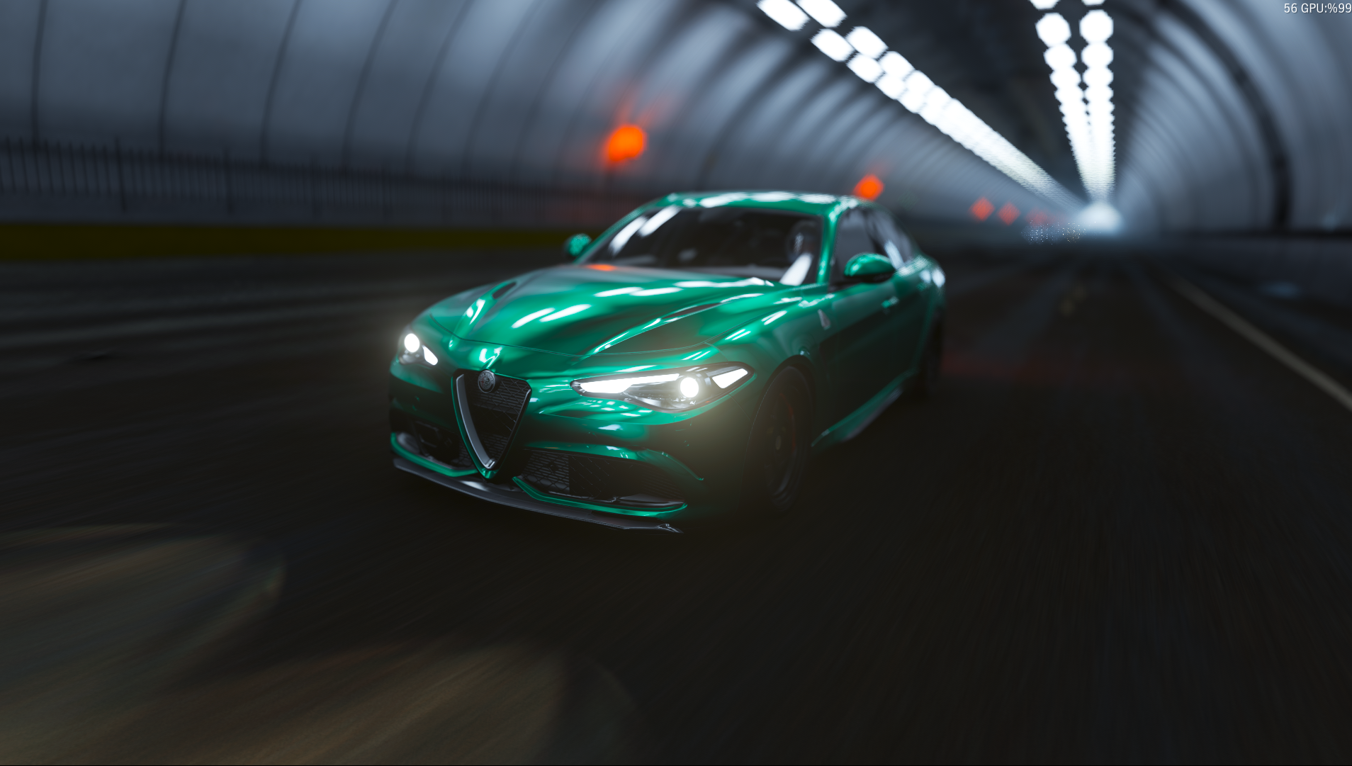 Alfa Romeo Alfa Romeo Giulia Montreal Green Quadrifoglio Forza Horizon 4 Car Green Cars Video Games 1908x1081