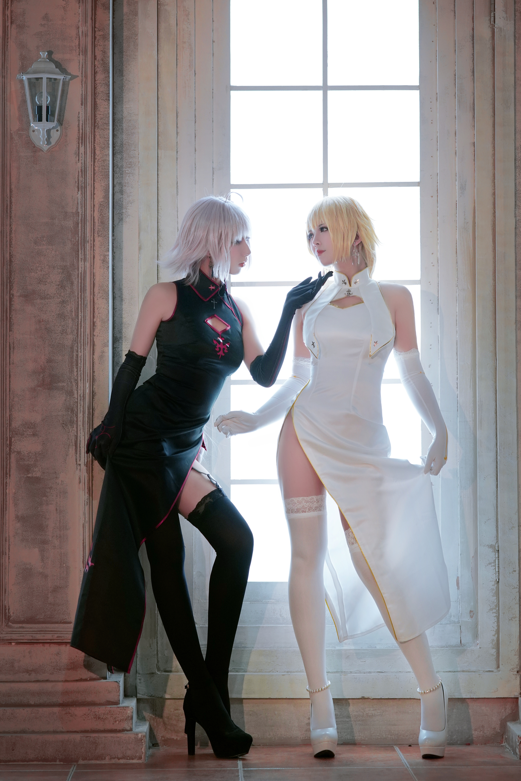 Women Model Cosplay Chinese Chinese Model Fate Series Fate Grand Order Jeanne DArc Alter Jeanne DArc 1667x2500