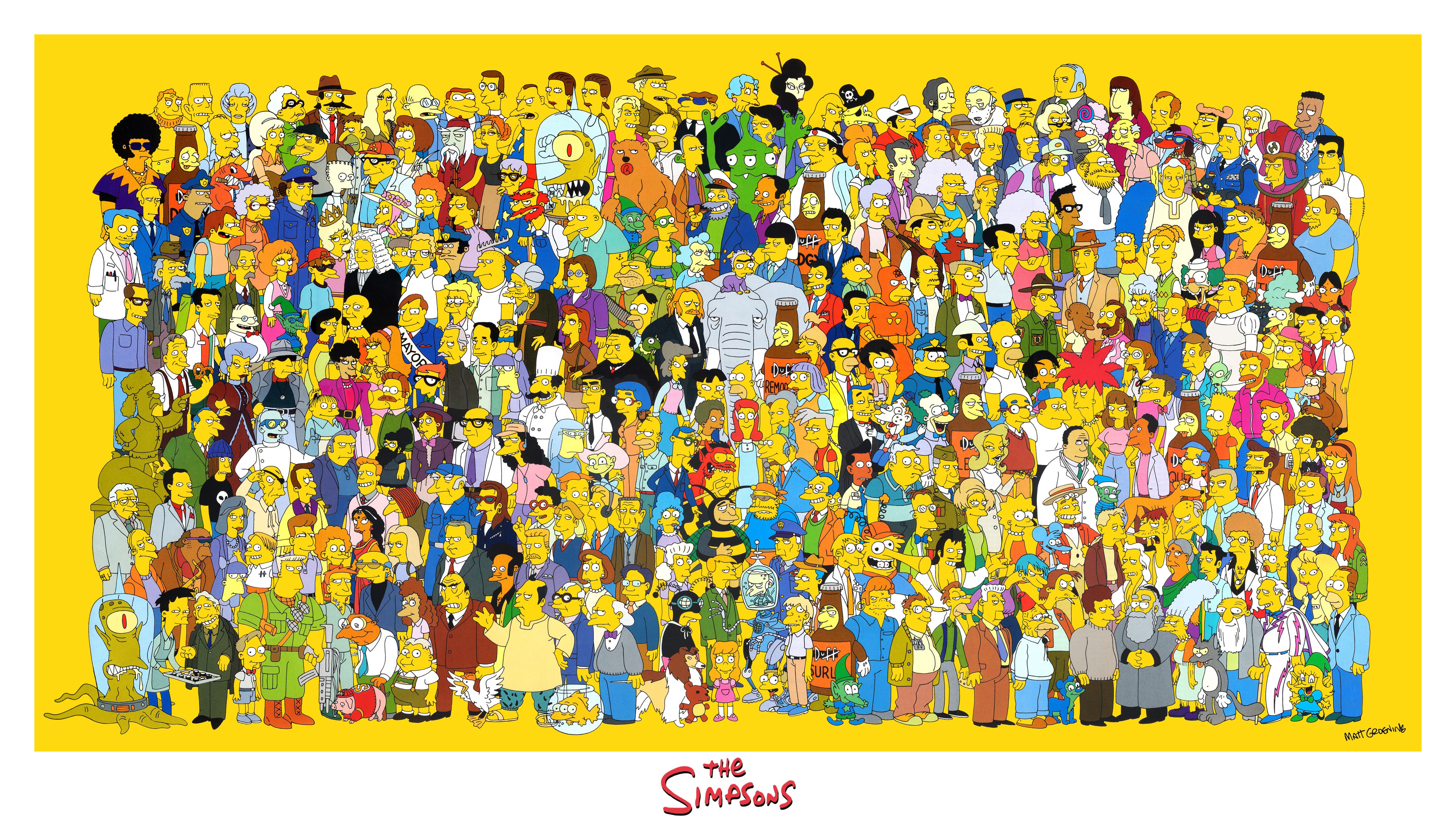 TV Show The Simpsons 4572x2600