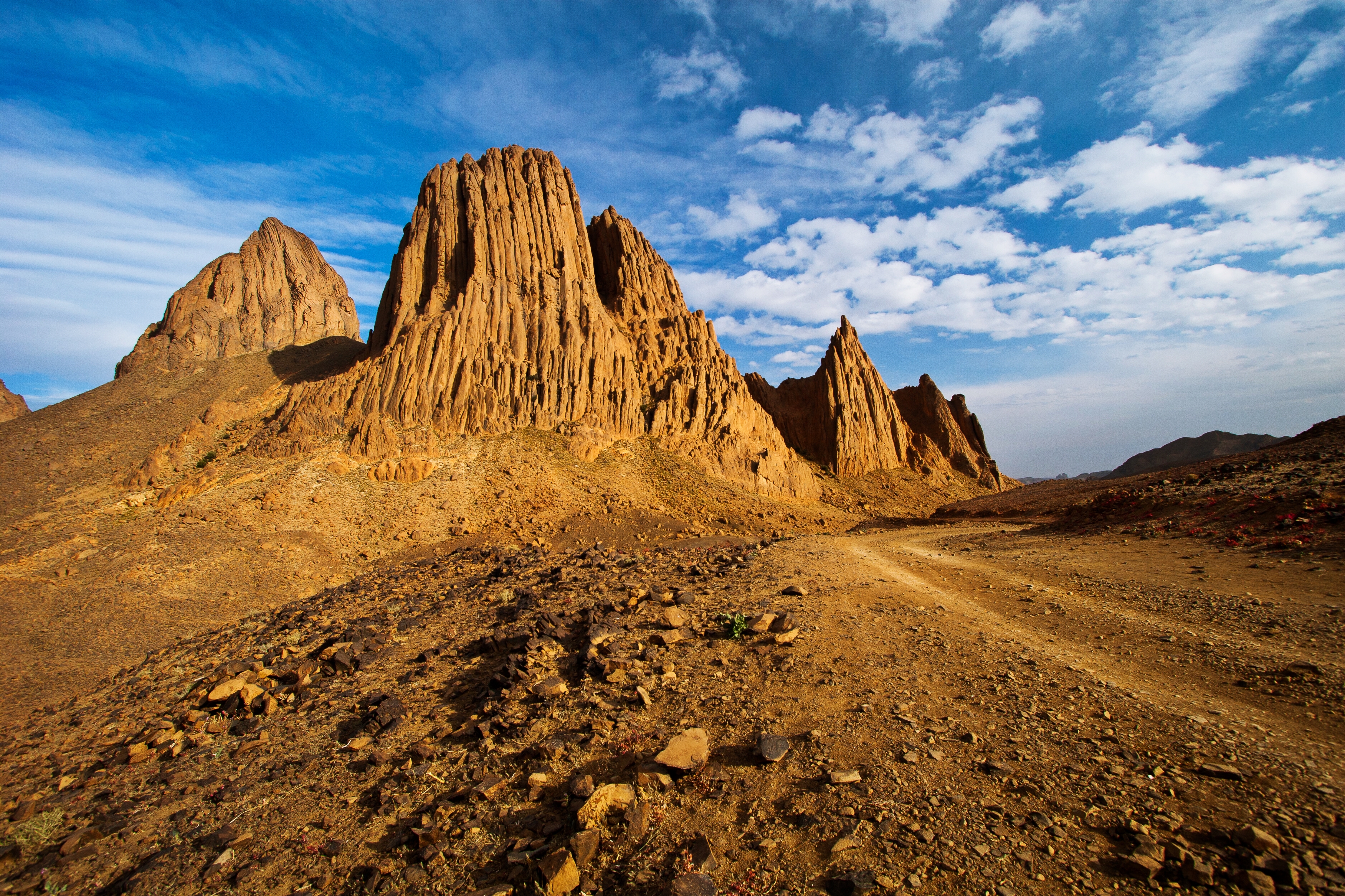 Africa Algeria Desert Hoggar Mountains Landscape Mountain Rock Sahara Stone Tassili N 039 Ajjer 3504x2336