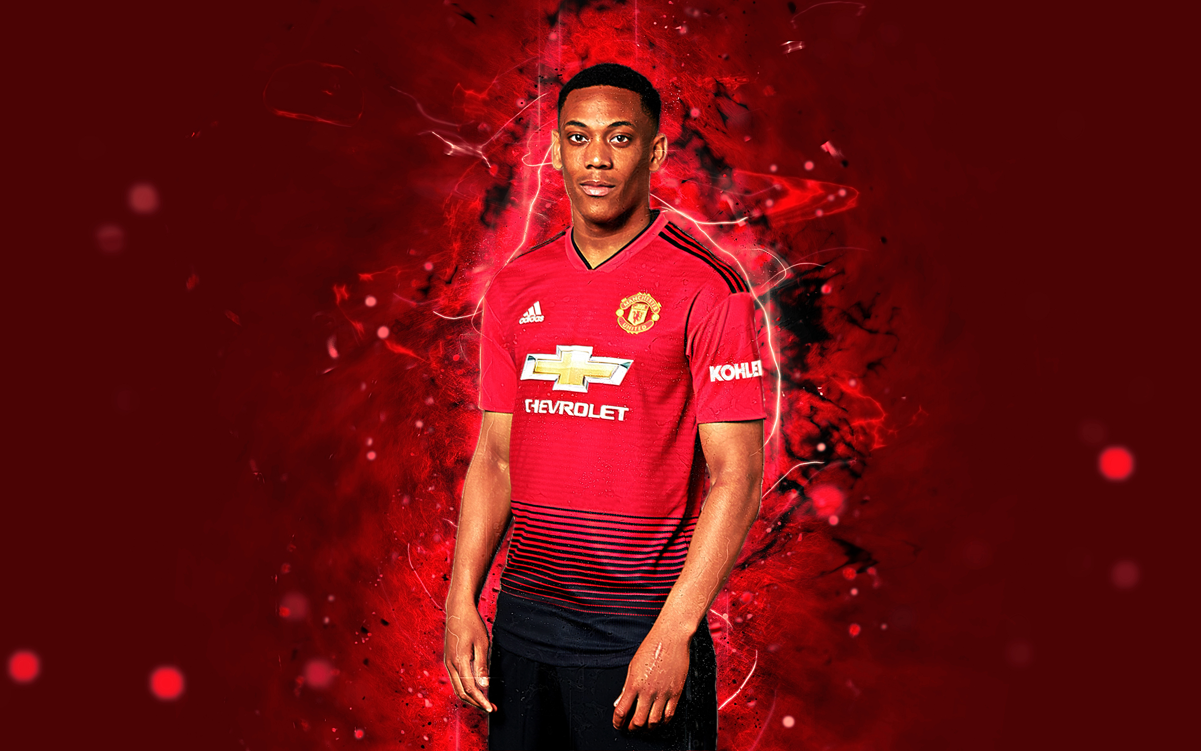 Anthony Martial French Manchester United F C Soccer 3840x2400