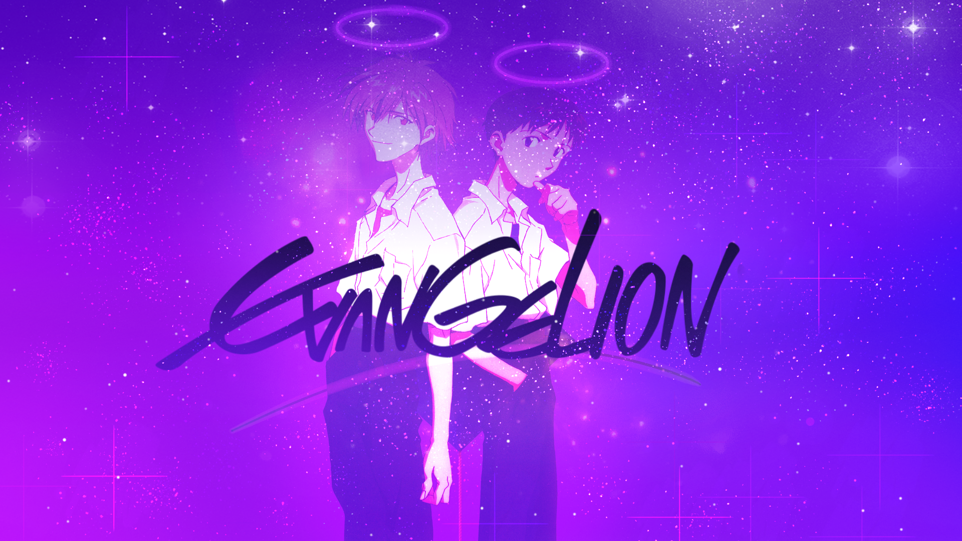 Neon Genesis Evangelion Ikari Shinji Nagisa Kaworu 1920x1080