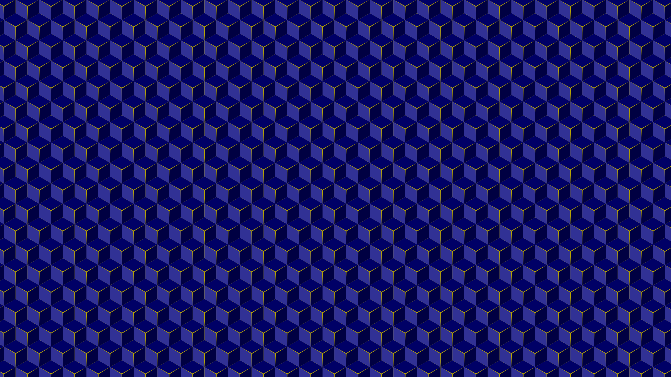 Geometry Abstract Digital Art Cube Illusion 2561x1441