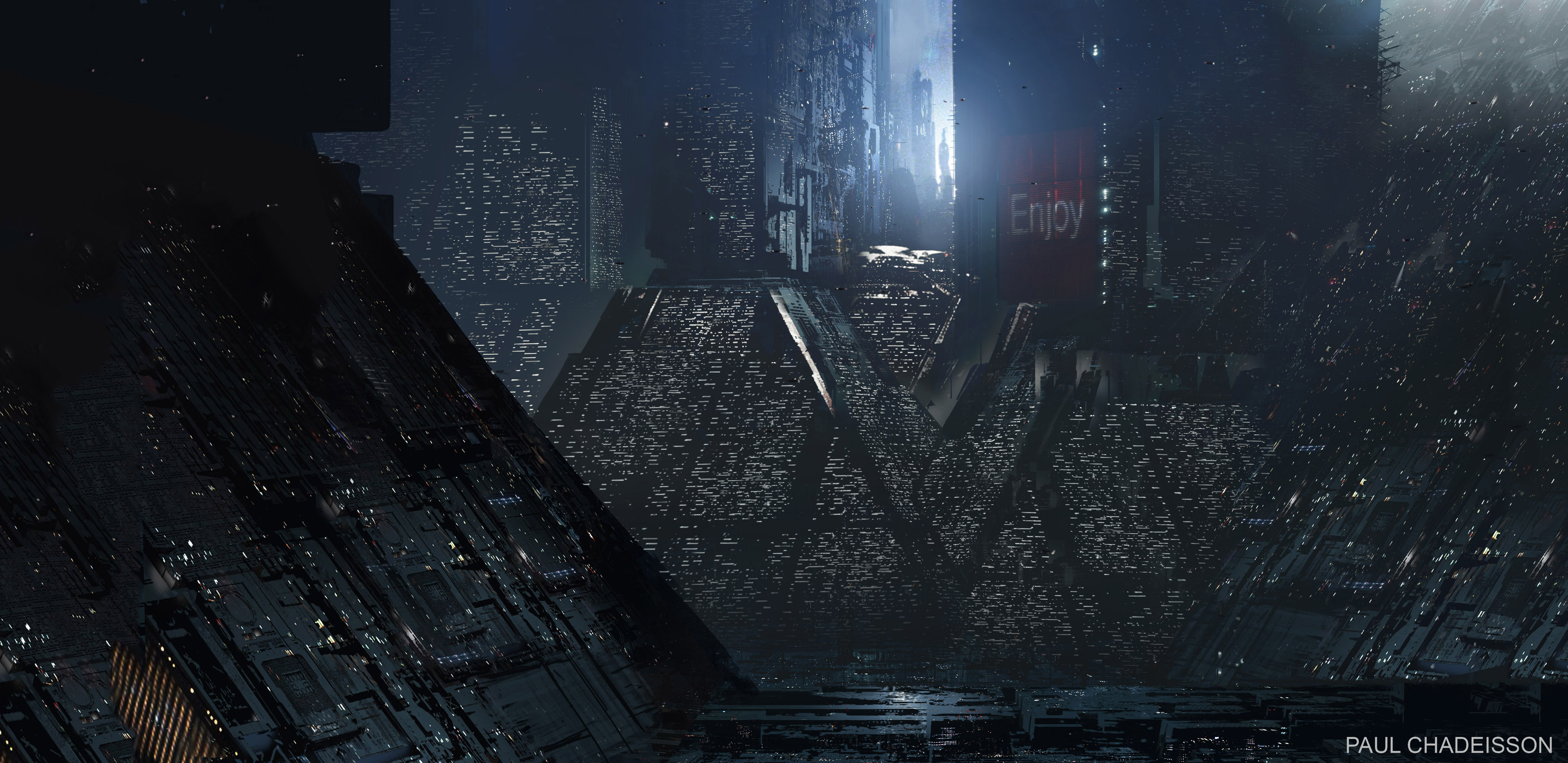 Blade Runner 2049 Building City Futuristic Skyscraper 4590x2233