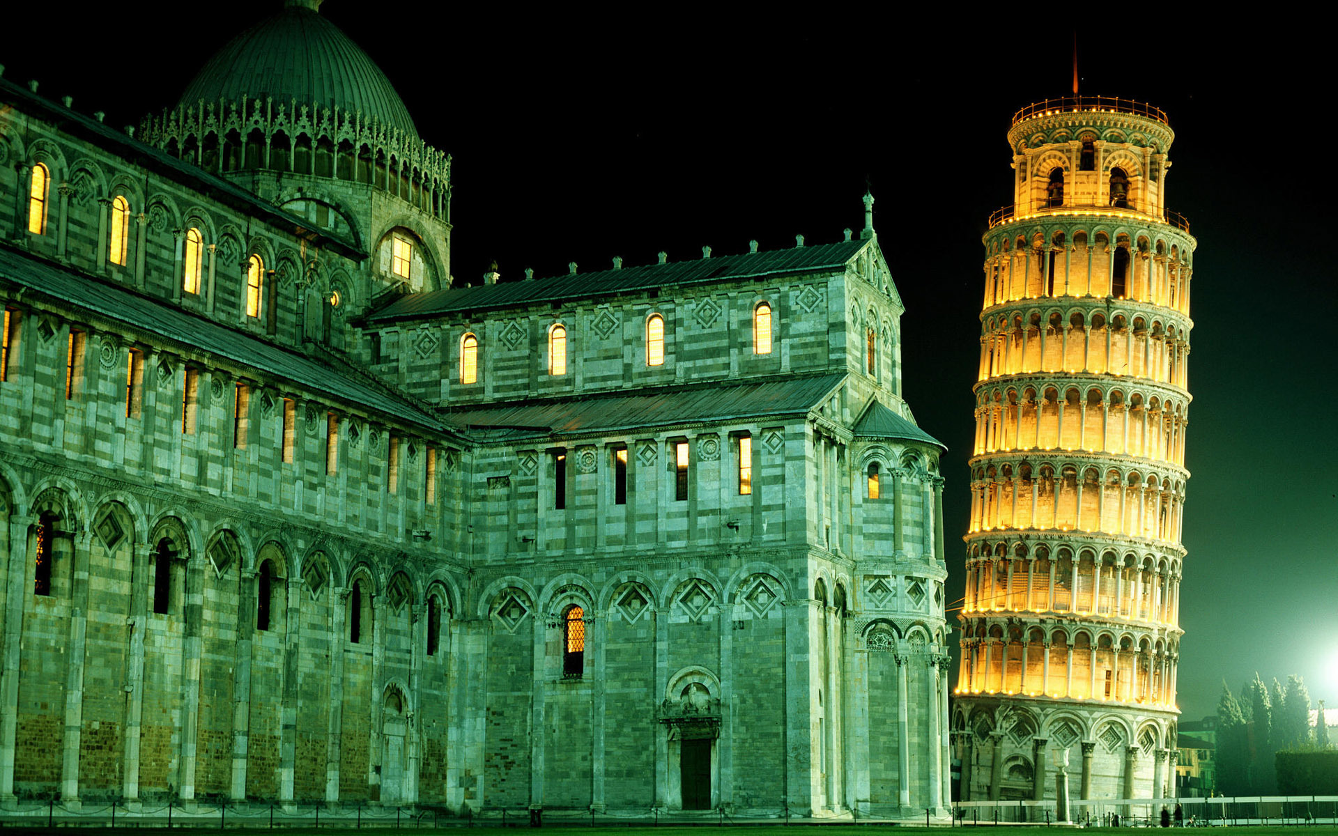 Man Made Leaning Tower Of Pisa 1920x1200