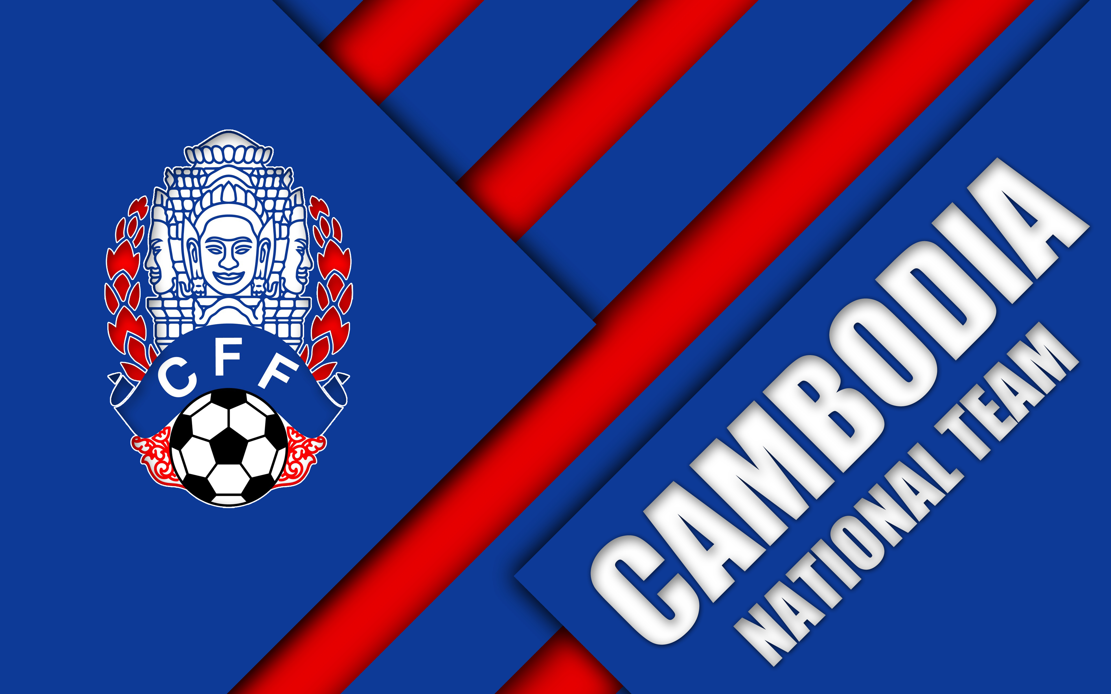 Cambodia Emblem Logo Soccer 3840x2400
