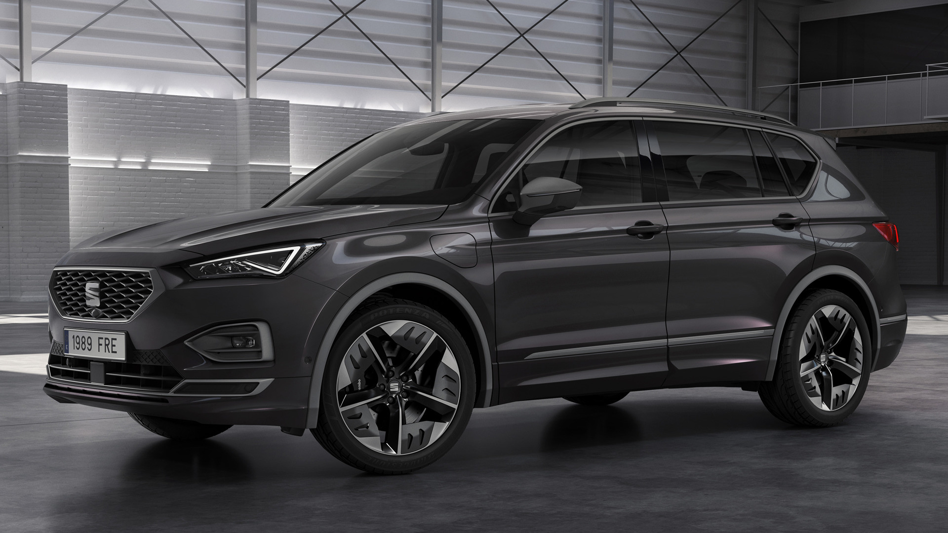 Black Car Car Crossover Car Mid Size Car Suv Seat Tarraco 1920x1080