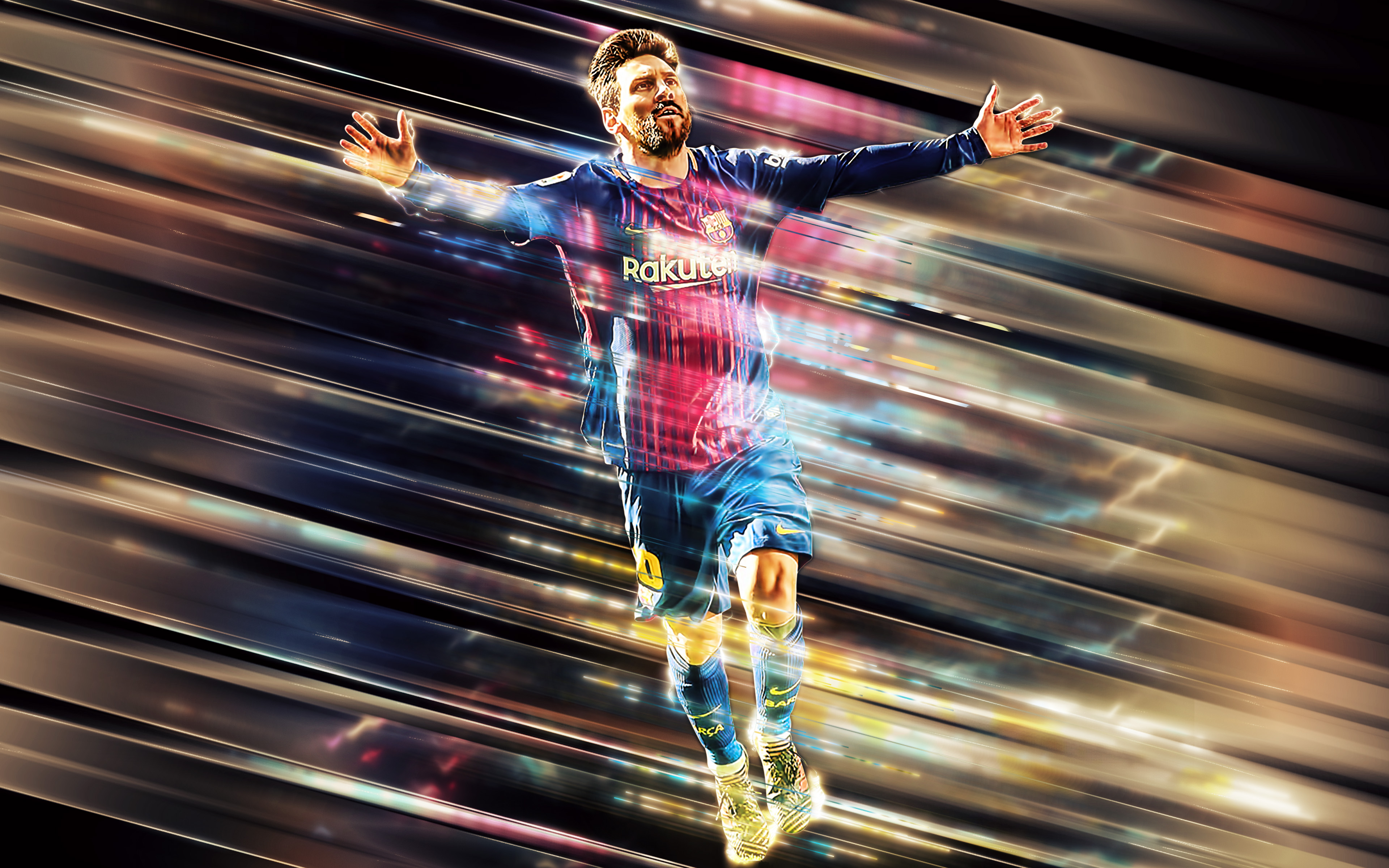 Argentinian Fc Barcelona Lionel Messi Soccer 3840x2400
