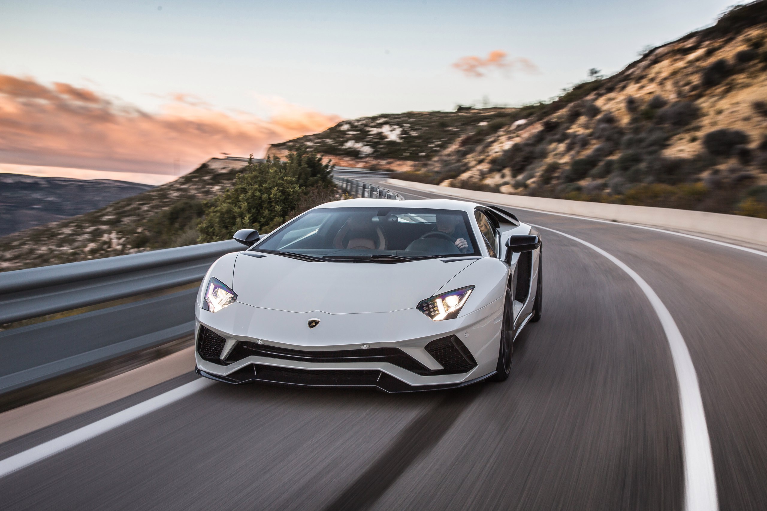 Car Lamborghini Lamborghini Aventador S Sport Car Supercar Vehicle White Car 2560x1707