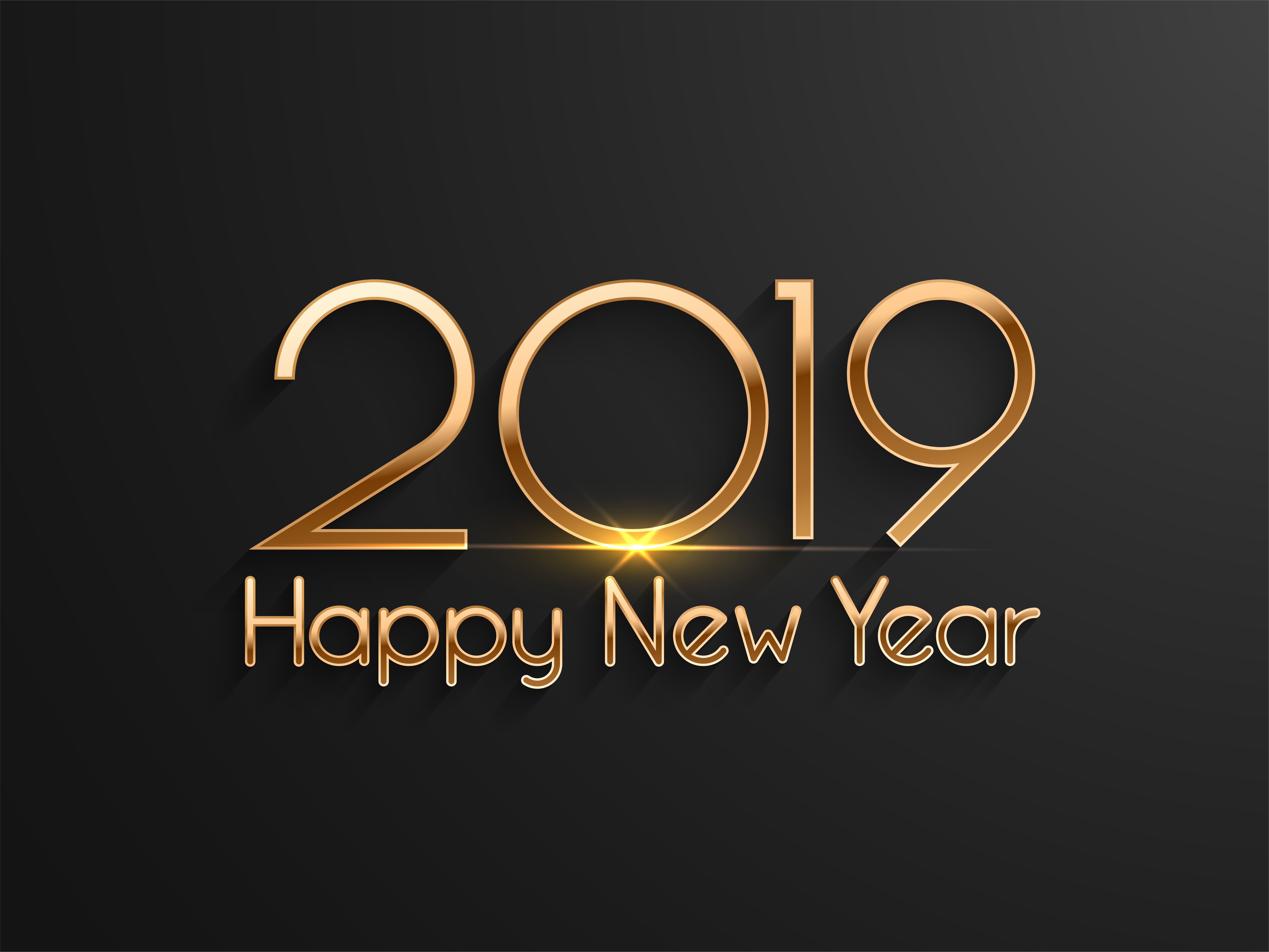 Happy New Year New Year 2019 6901x5176