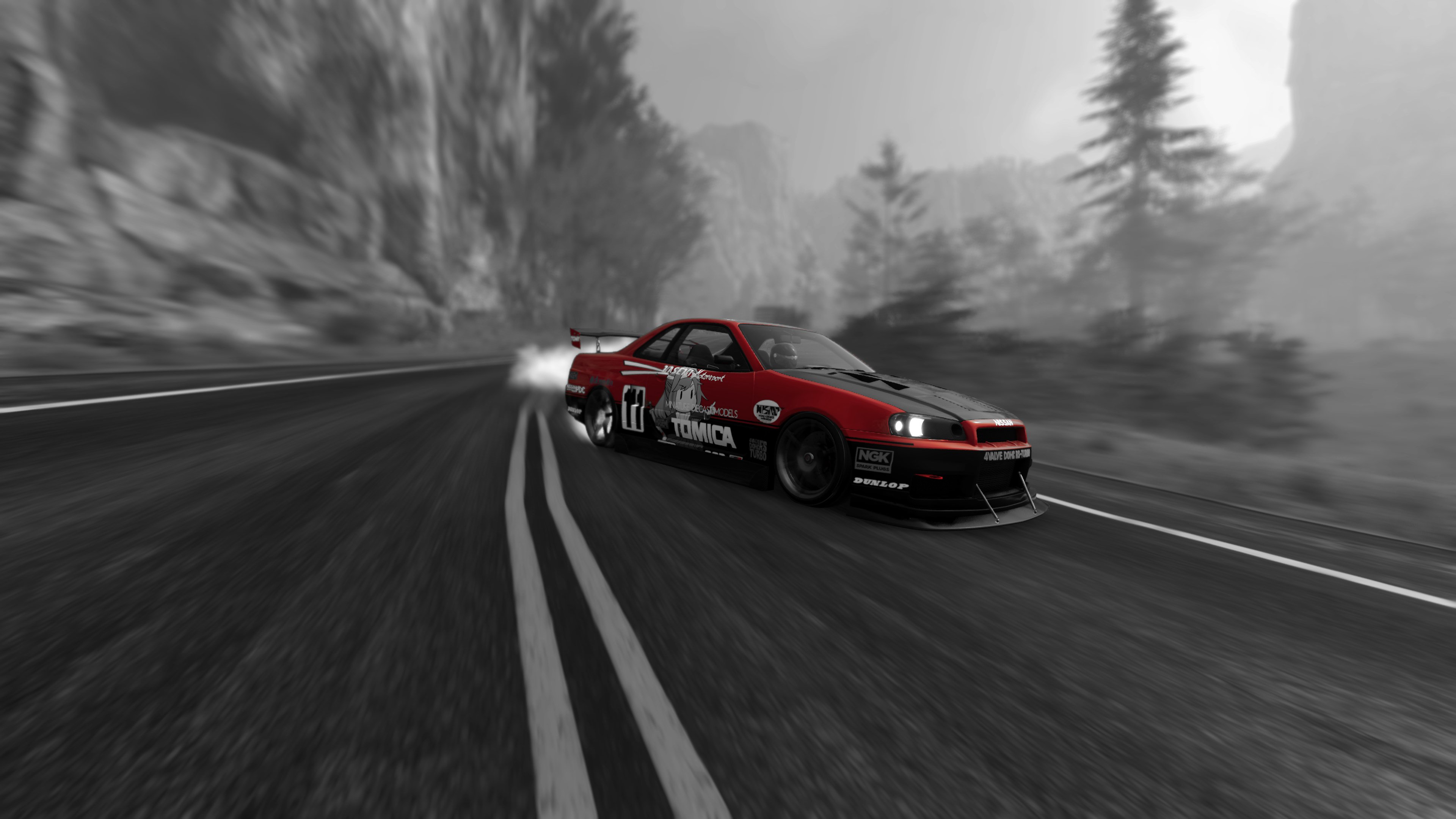 Skyline Gtr Drift The Crew 2 Screen Shot Game Poster Vehicle Video Games In Game 3840x2160