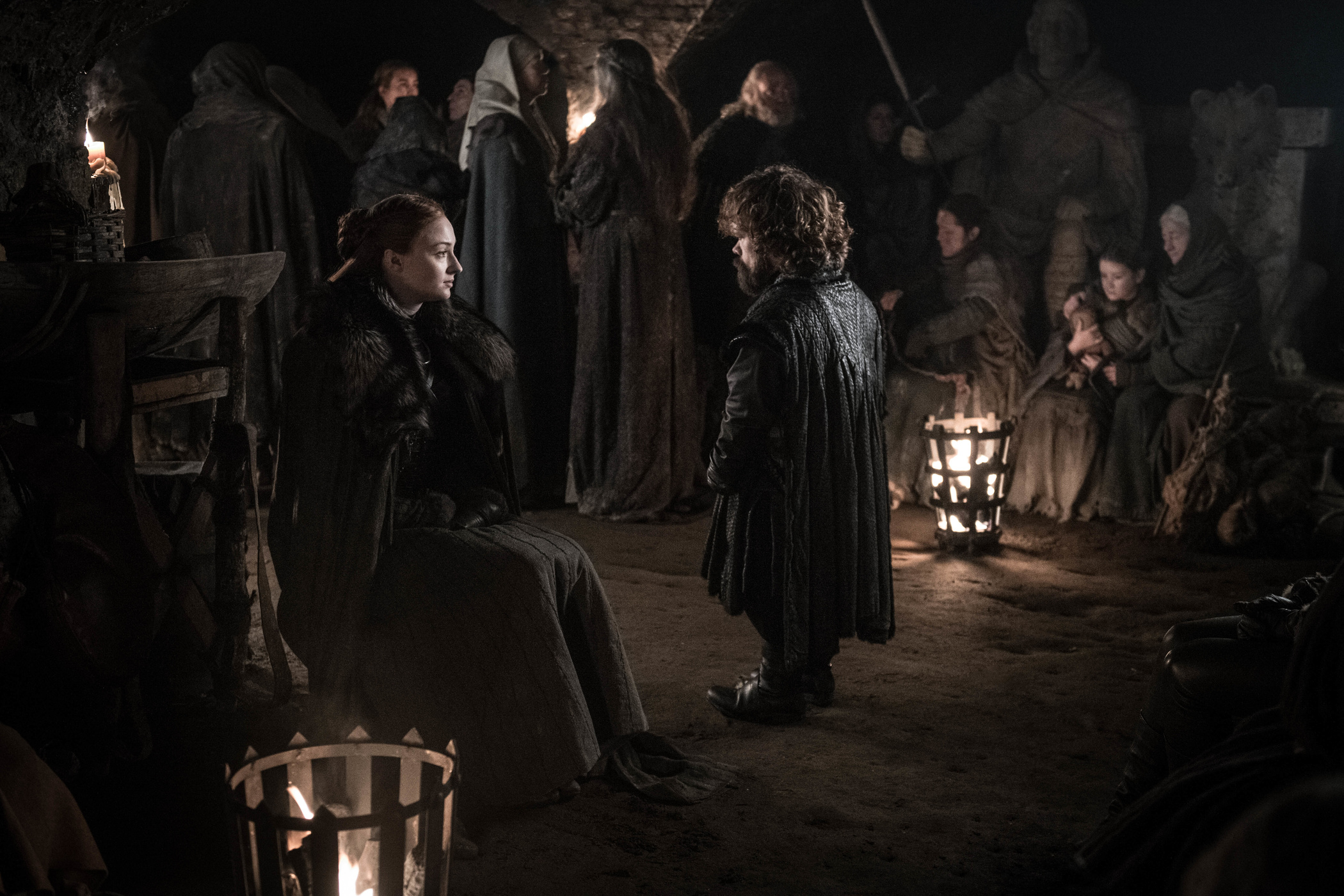 Peter Dinklage Sansa Stark Sophie Turner Tyrion Lannister 2100x1400