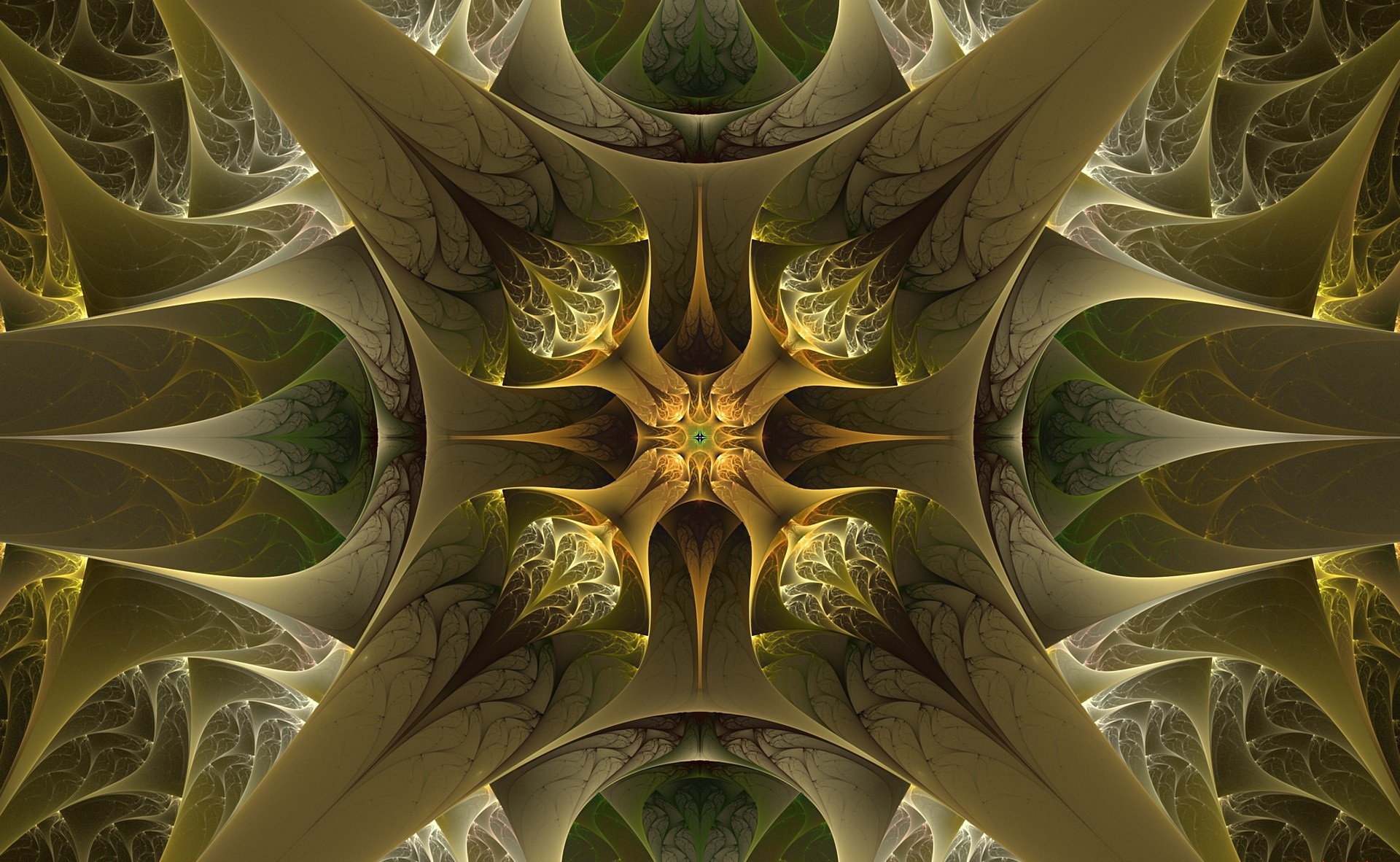 Artistic Digital Art Fractal Symmetry 1920x1182