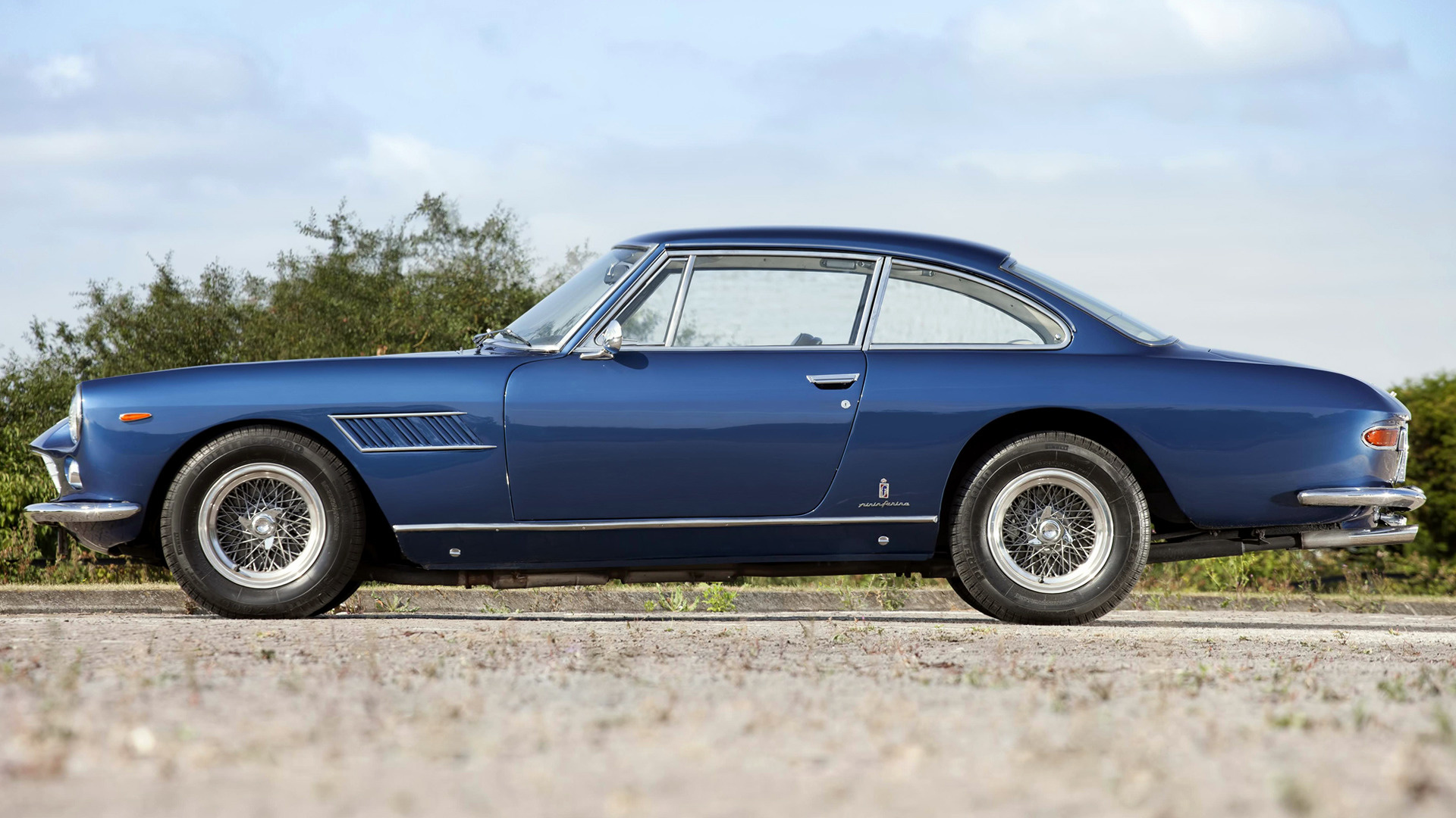 Blue Car Car Ferrari 330 Gt 2 2 Grand Tourer Old Car Sport Car 1920x1080