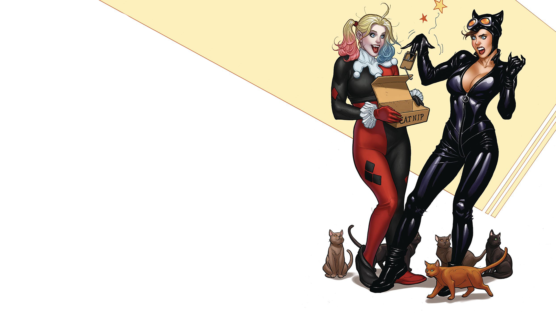 Catwoman Dc Comics Harley Quinn 1920x1080