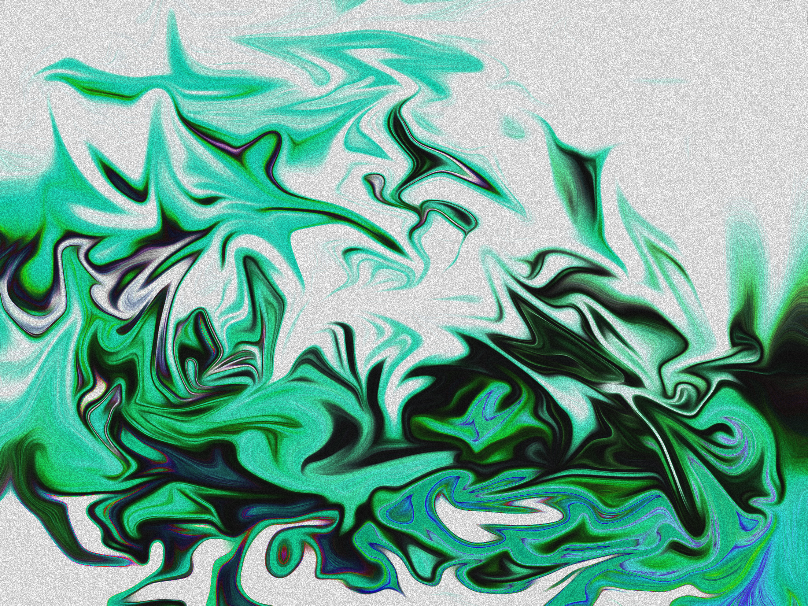 Abstract Digital Art Artwork Fluid Liquid Colorful Oil Painting Paint Splash Interference Dark 2643x1982