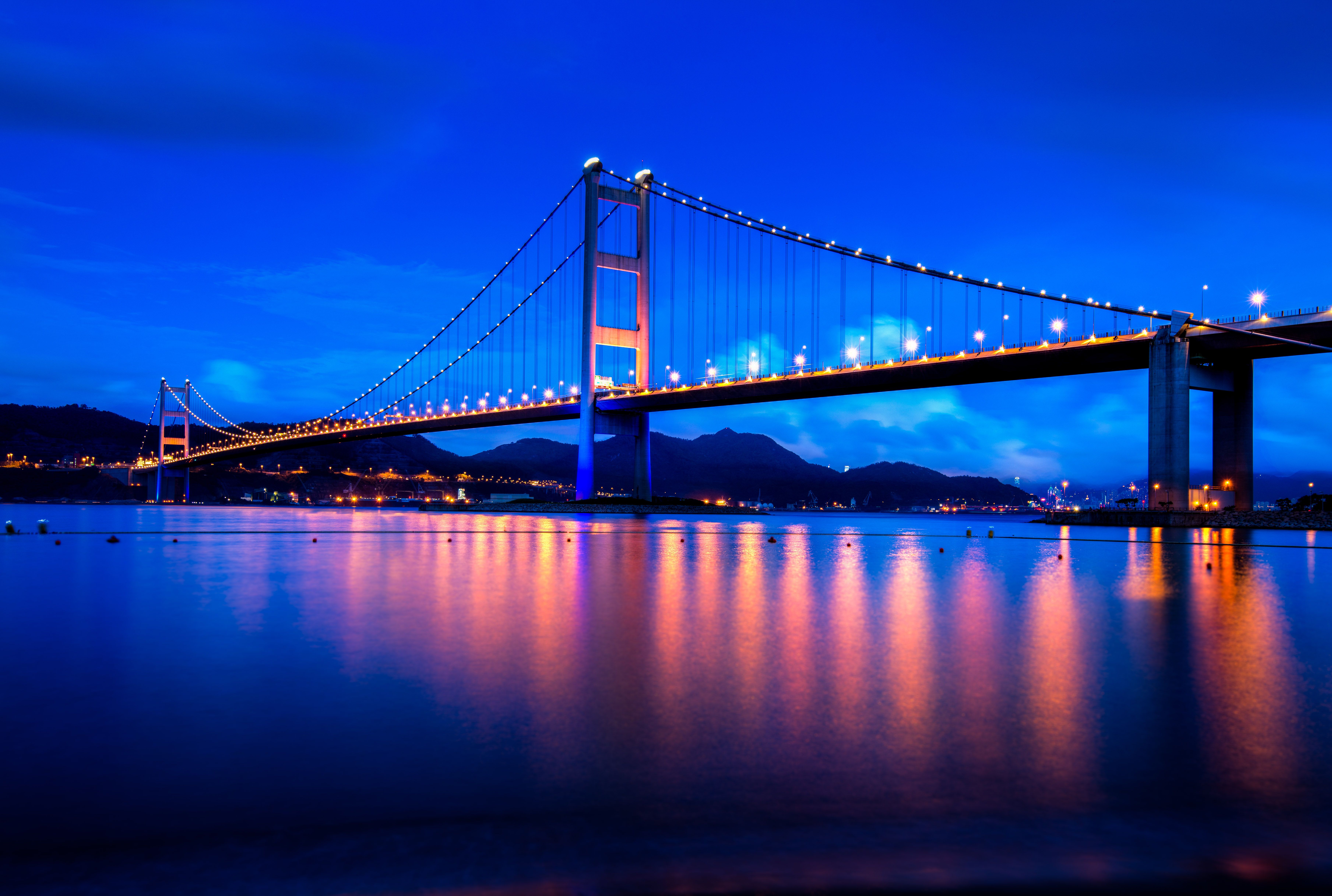 Man Made Tsing Ma Bridge 7235x4870