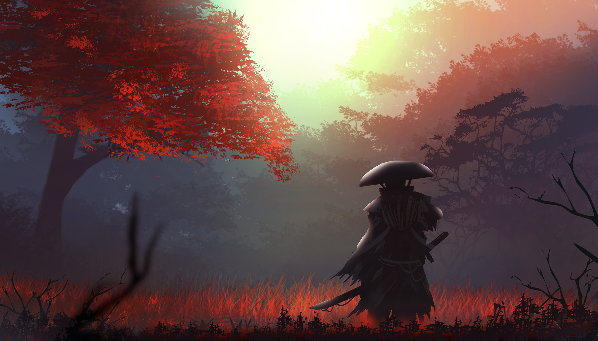 Fantasy Samurai Wallpaper Resolution1920x1097 Id1121779 7874