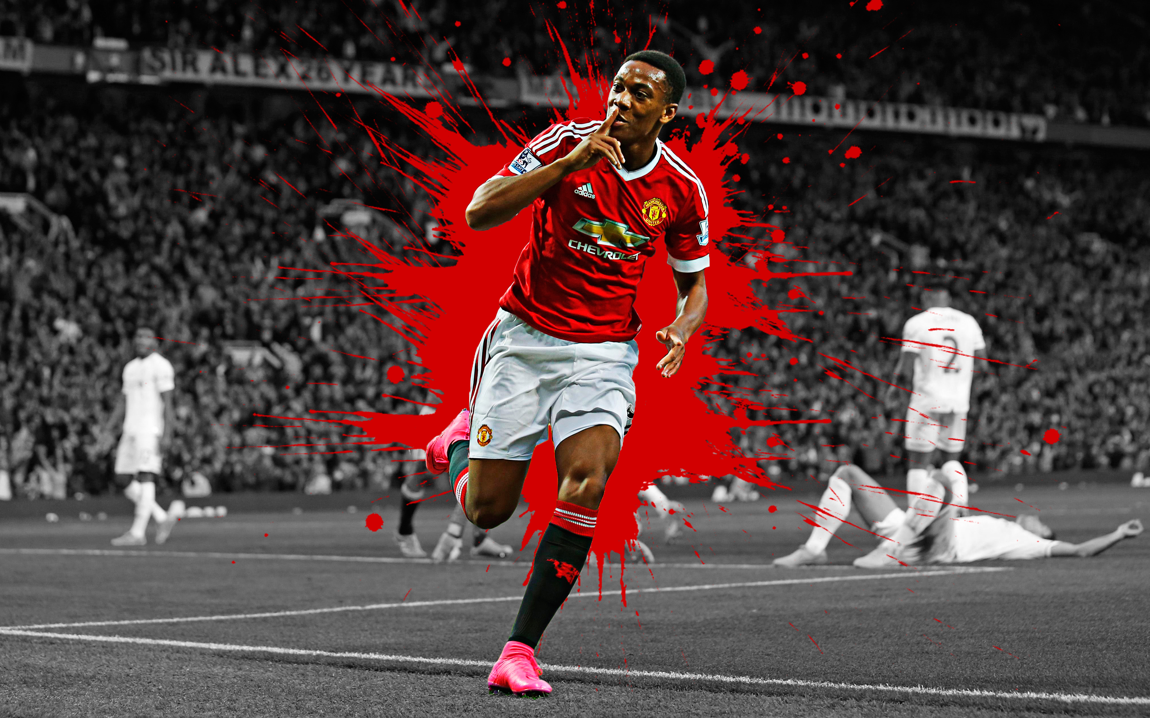 Anthony Martial French Manchester United F C Soccer 3840x2400