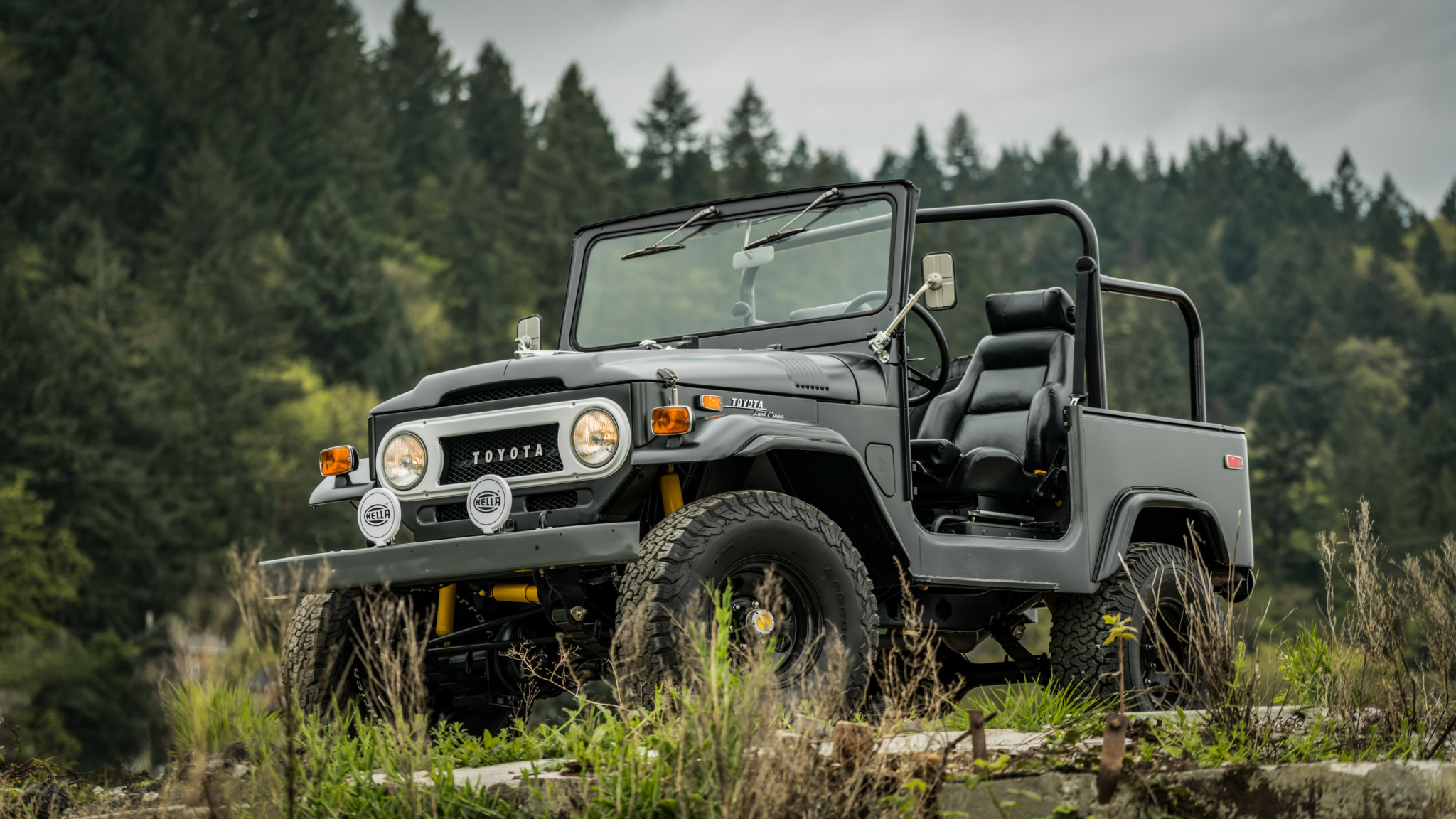 Car Off Road Toyota Land Cruiser Fj40 2048x1152